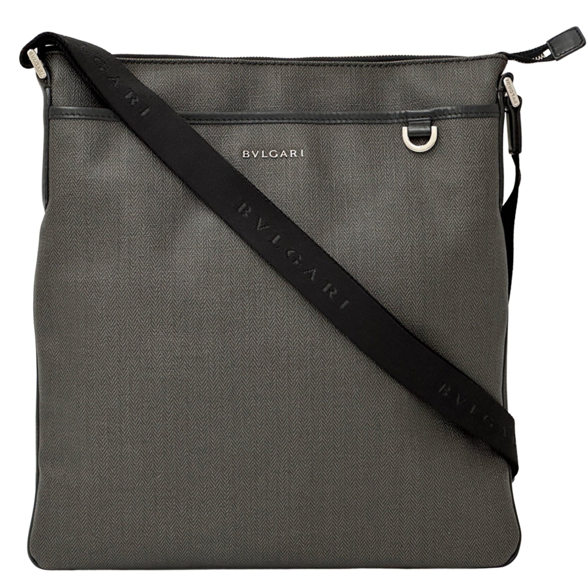 Bvlgari BVLGARI Weekend Shoulder Bag (Gray/Black) - Women's & Men's Handbag Crossbody Size ONE SIZE - 1 Thumbnail