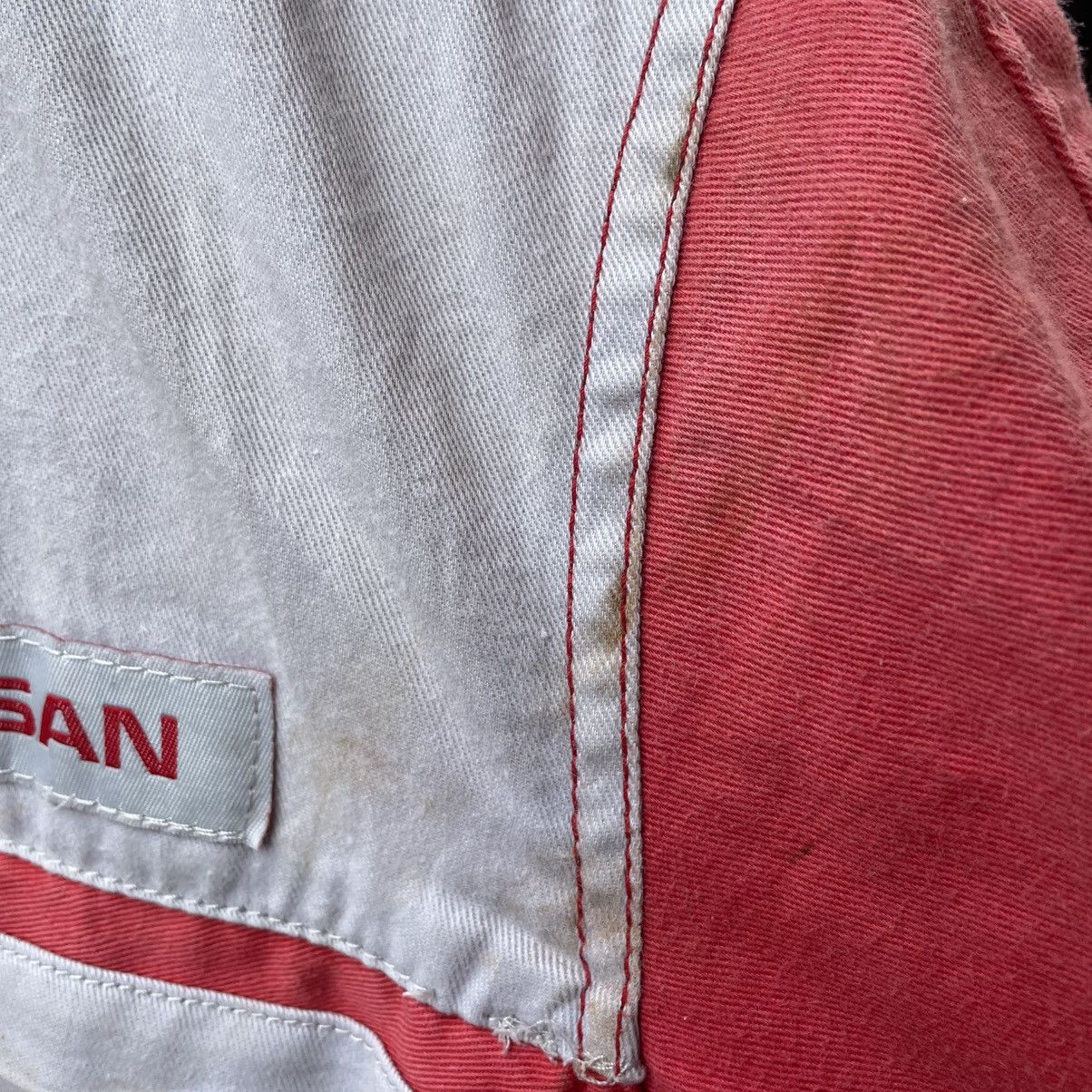 Japanese Brand 🔥🇯🇵Vintage Nissan Workers Coverall Jumpsuits Mechanic Wear Size US 30 / EU 46 - 10 Thumbnail