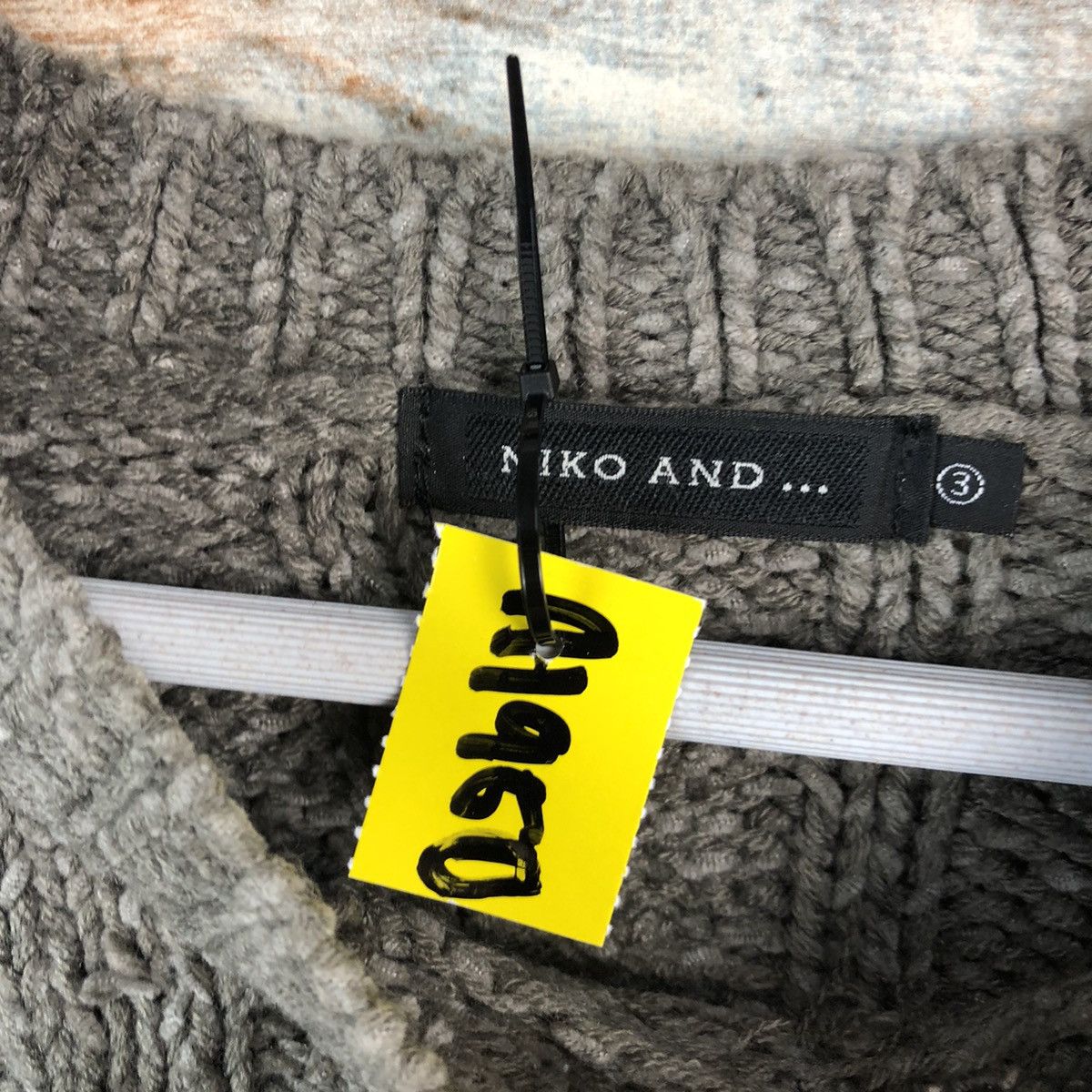 Homespun Knitwear × Japanese Brand Niko And Grey cable Knitwear vintage #A1950 Size M / US 6-8 / IT 42-44 - 10 Thumbnail