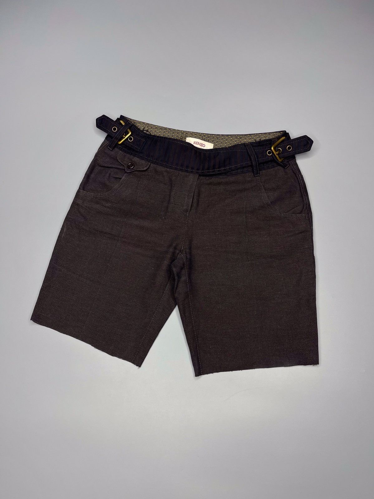 Japanese Brand × Kenzo Vintage Kenzo Avant-Garde Shorts Size 27" / US 4 / IT 40 - 2 Thumbnail