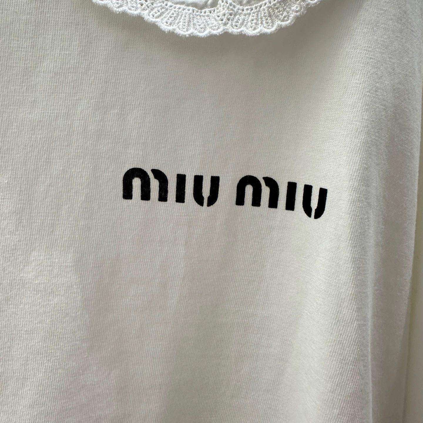 Miu Miu MIU MIU may725 doll collar logo long sleeve cotton M Size M / US 6-8 / IT 42-44 - 5 Thumbnail