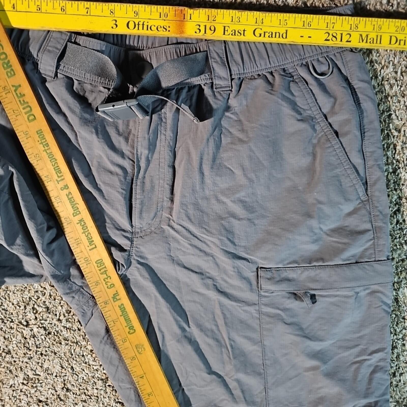 Sonoma Sonoma Sz 38 Belted Gray Cargo Shorts Size US 38 / EU 54 - 5 Thumbnail