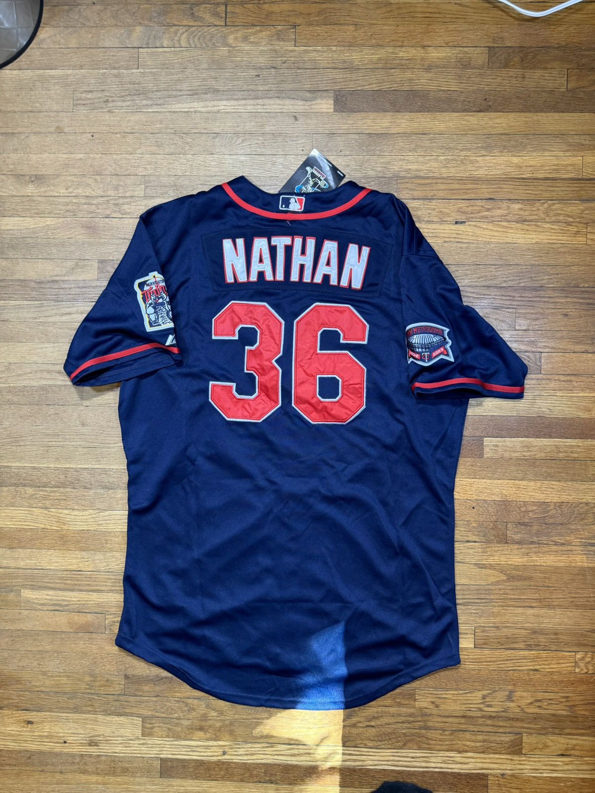 Majestic Rare 2009 Joe Nathan Majestic Minnesota Twins Jersey Size US XL / EU 56 / 4 - 2 Thumbnail