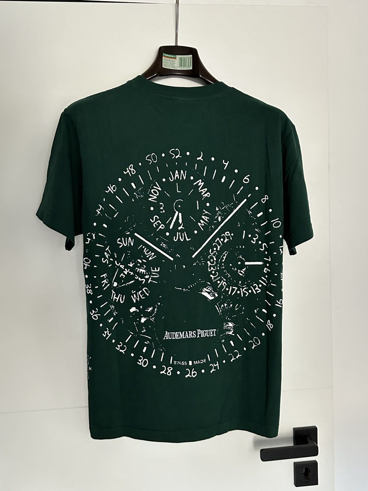 image of Audemars Piguet Watch Face Tee in Green, Men's (Size Medium)