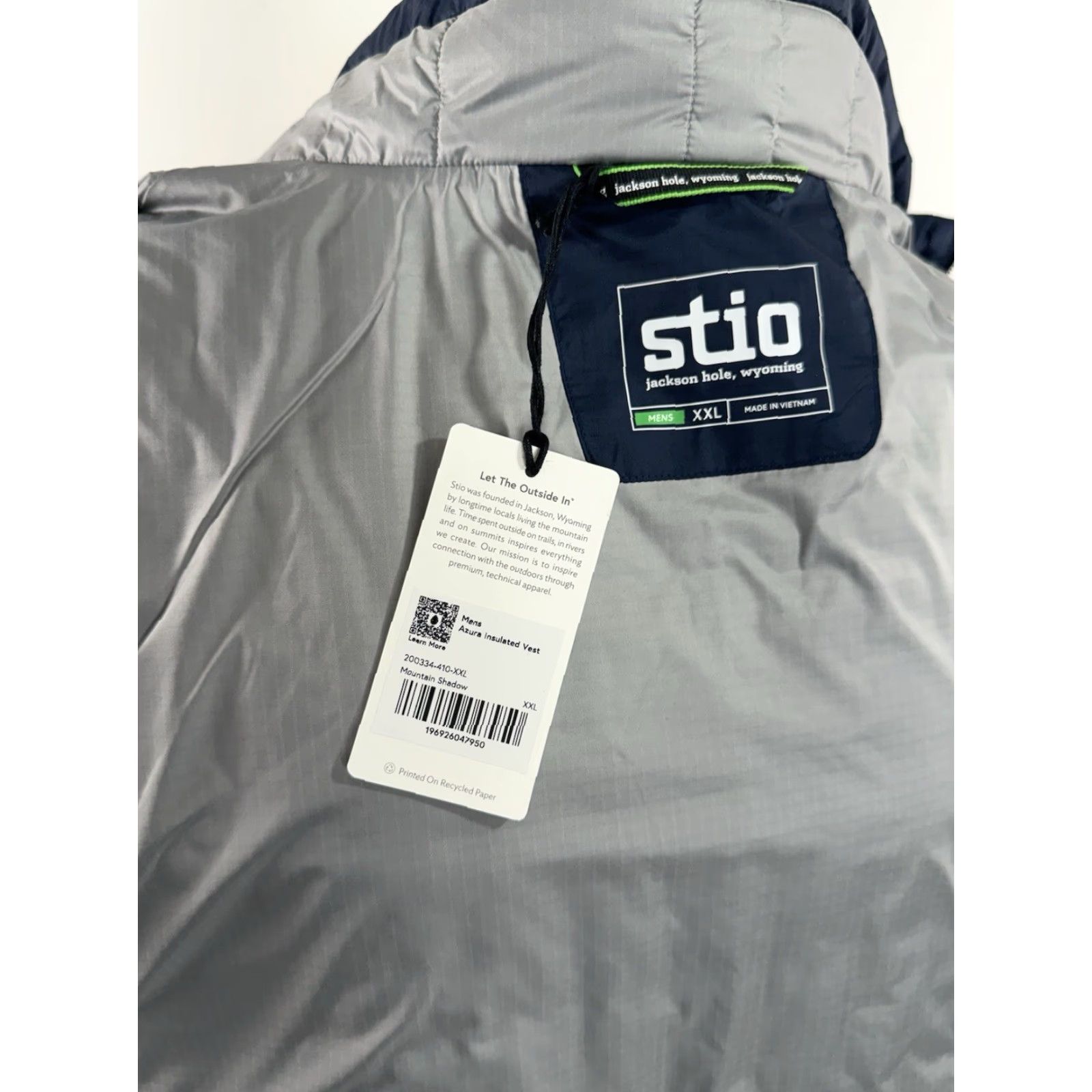 Vintage STIO DUCKHORN PORTFOLIO Vest Quilted XXL Primaloft Blue Men Width: 27" Pit to Pit 29" Length C10 Size US XXL / EU 58 / 5 - 4 Thumbnail
