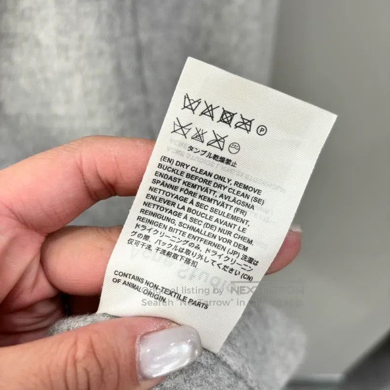Acne Studios Acne Studios Gray Double Faced Fleece Wool Coat Size XXS / US 00 / IT 34 - 6 Thumbnail