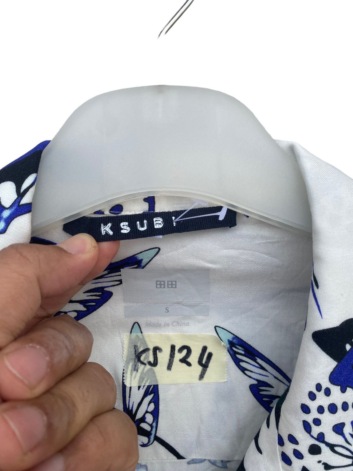 Ksubi Ksubi Hawaiian Shirt with Butterfly Motif Size US S / EU 44-46 / 1 - 3 Thumbnail