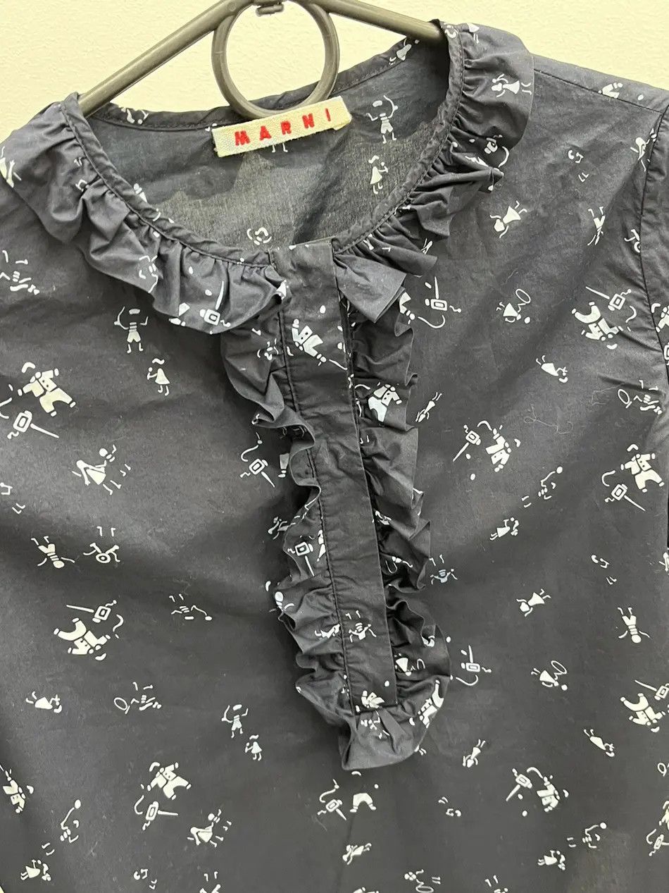 Marni Marni Cotton Blouse Size XL / US 12-14 / IT 48-50 - 2 Thumbnail