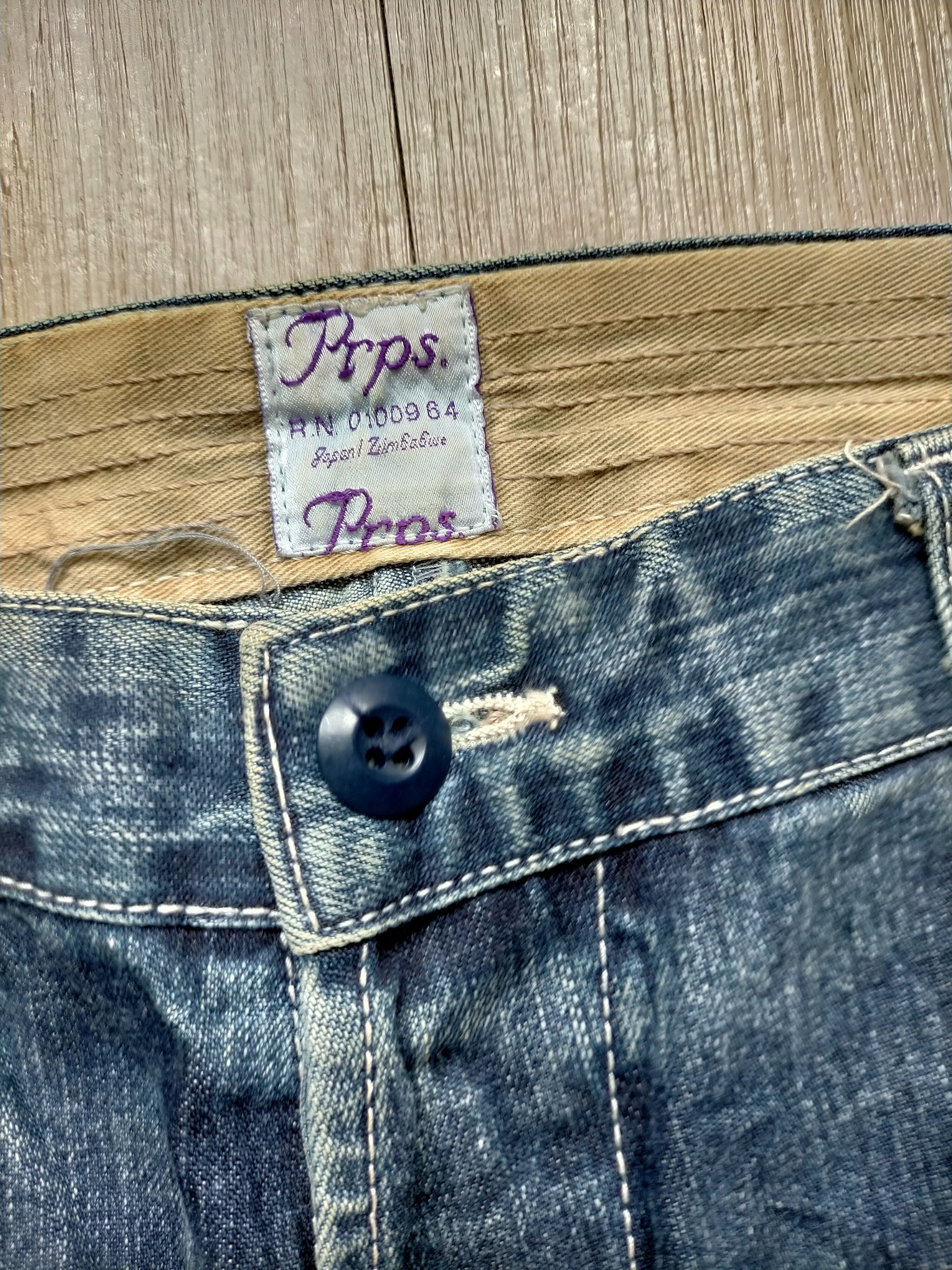 Prps Prps Made in japan Cargo Denim Pants Size US 36 / EU 52 - 19 Thumbnail