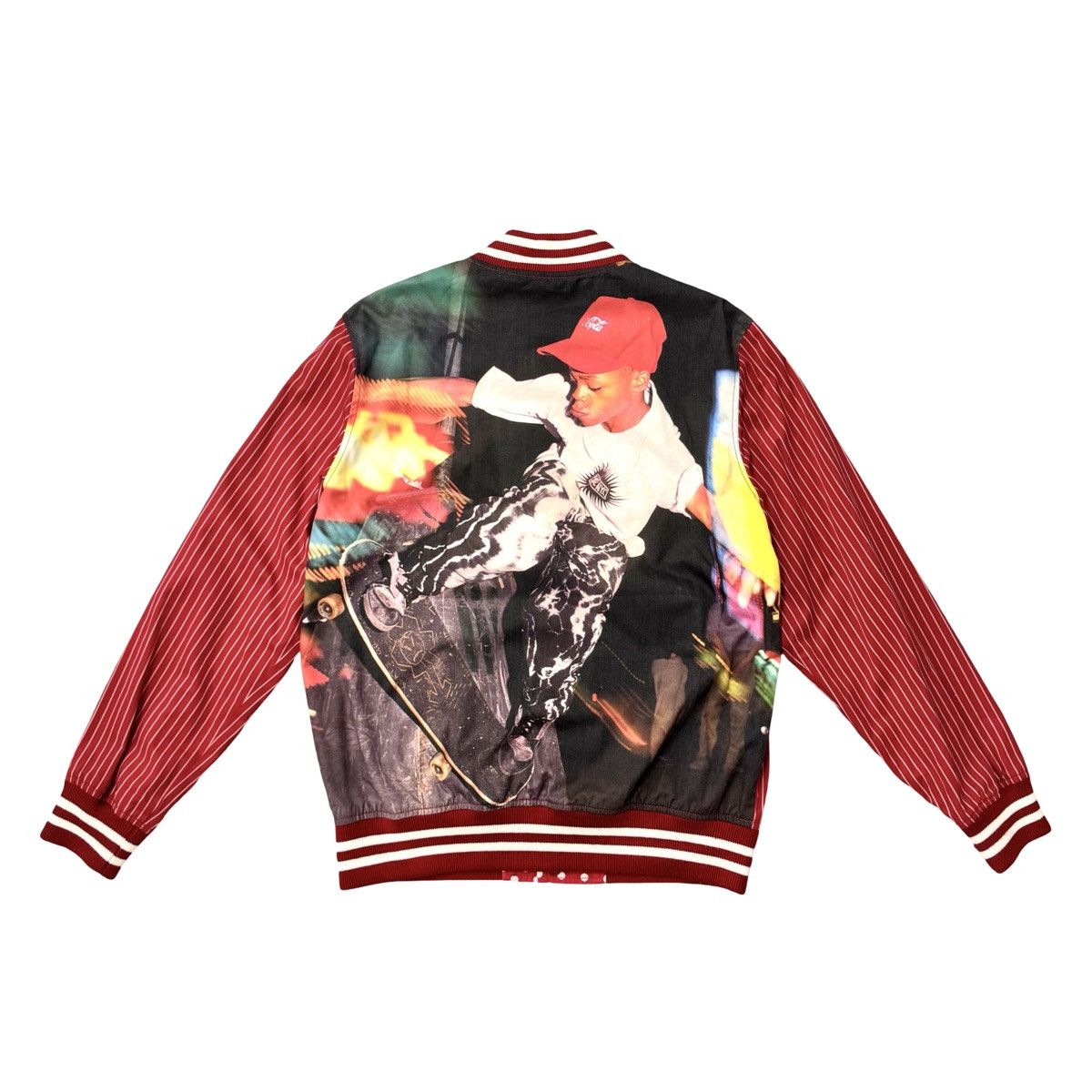 Comme des Garcons SHIRT × Supreme Supreme x CDG Harold Hunter Reversible Varsity Jacket Size US M / EU 48-50 / 2 - 2 Thumbnail