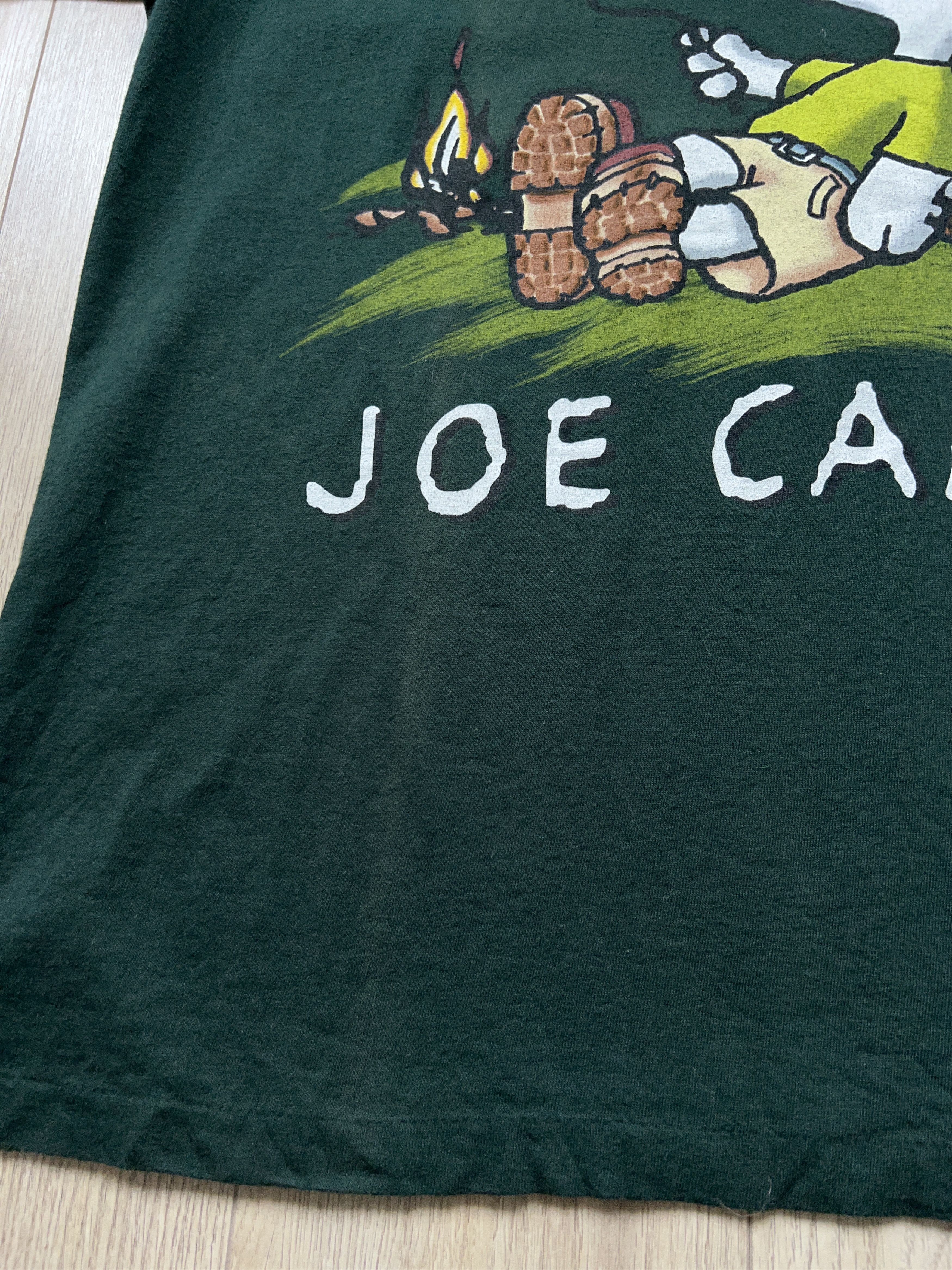 Cartoon Network × Peanuts × Vintage Snoopy Joe Camper Peanuts Comics Green T Shirt Tee XL Size US XL / EU 56 / 4 - 4 Thumbnail