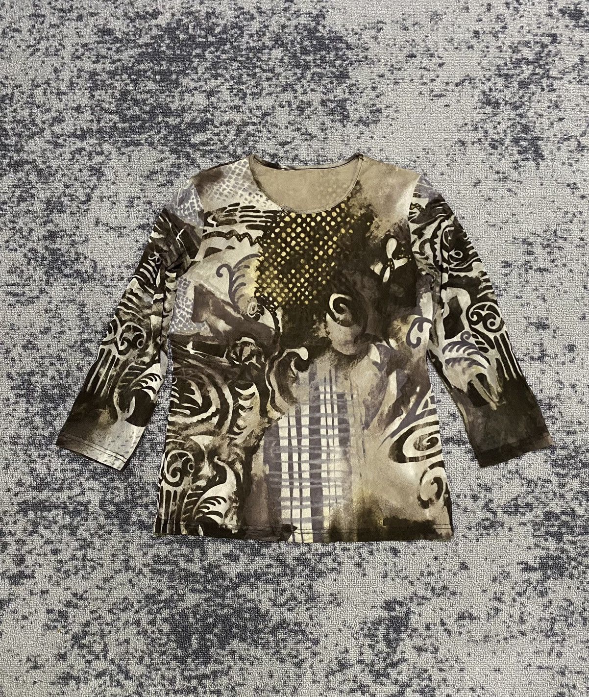 Hysteric Glamour × If Six Was Nine × Japanese Brand Y2k Pinore gothic mesh longsleeve Size M / US 6-8 / IT 42-44 - 1 Thumbnail