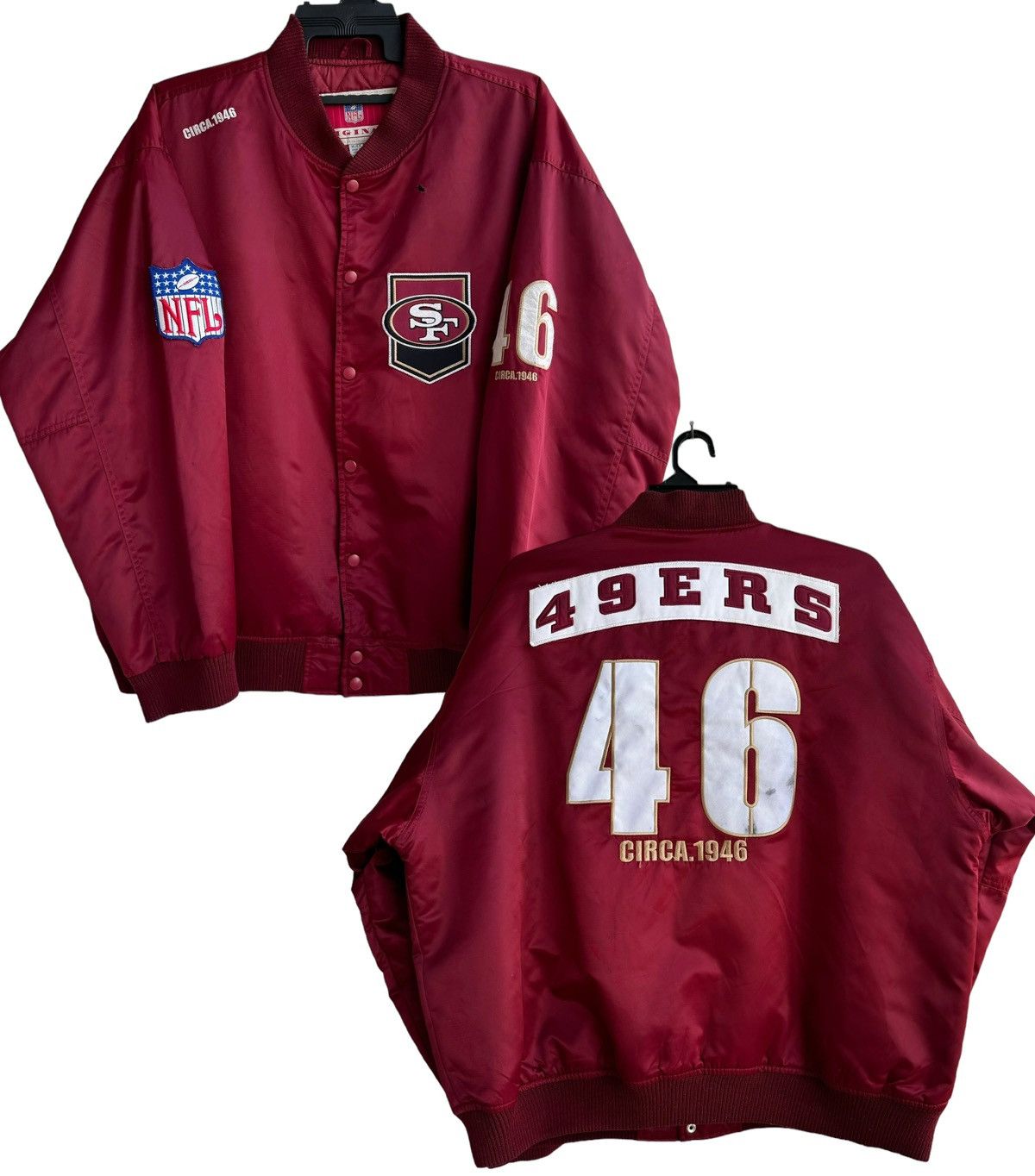 VINTAGE NFL 49 ERS SAN FRANCISCO BOMBER JACKET