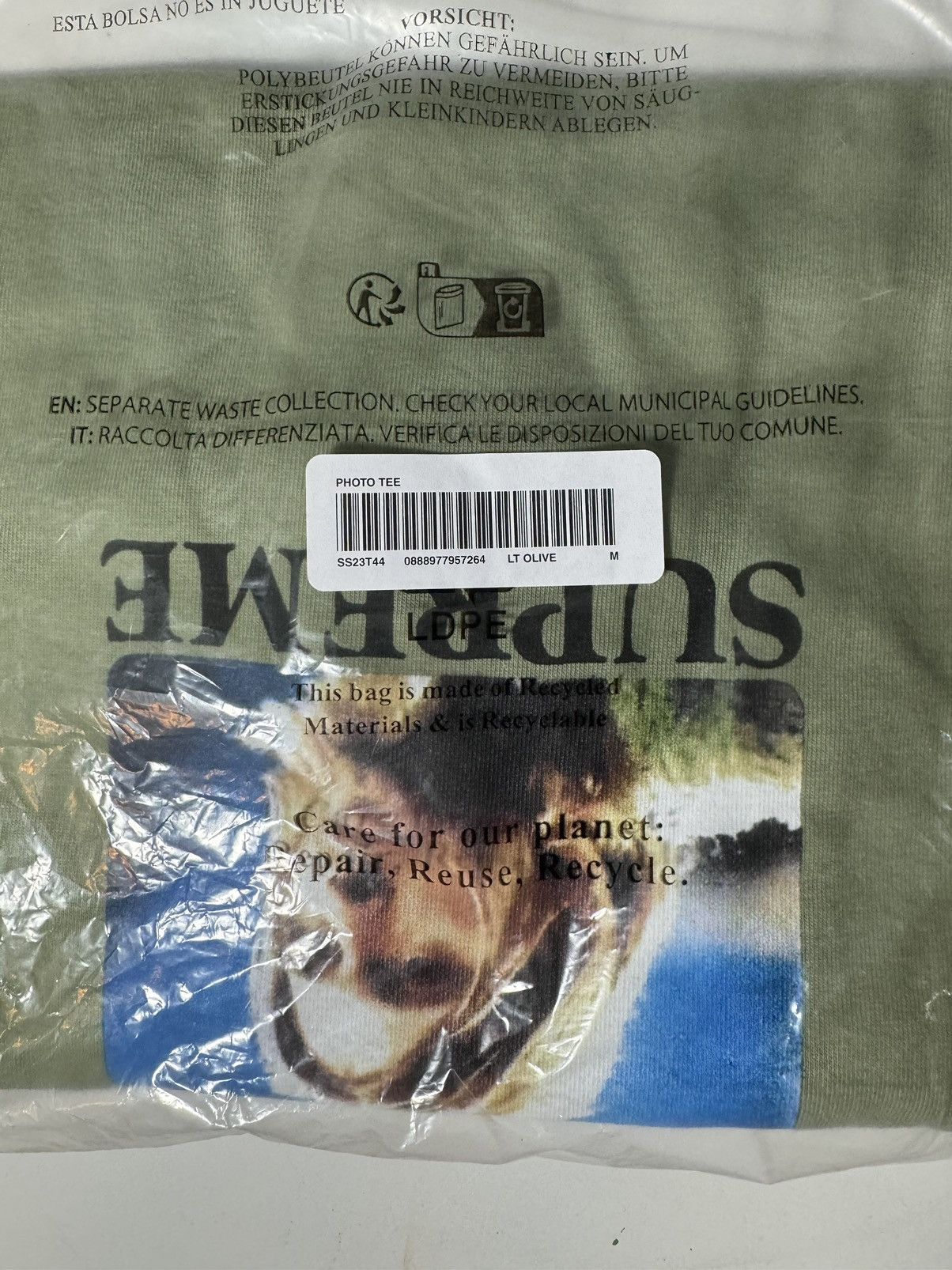 Kurt Cobain × Supreme Supreme Kurt Cobain Tee Shirt olive size 
