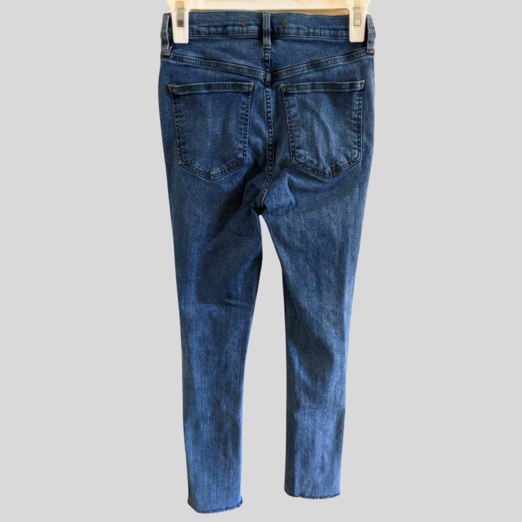 Free People Free People Blue Skinny Jeans Women’s 27 Long Mid Rise Stret Size 27" / US 4 / IT 40 - 2 Thumbnail
