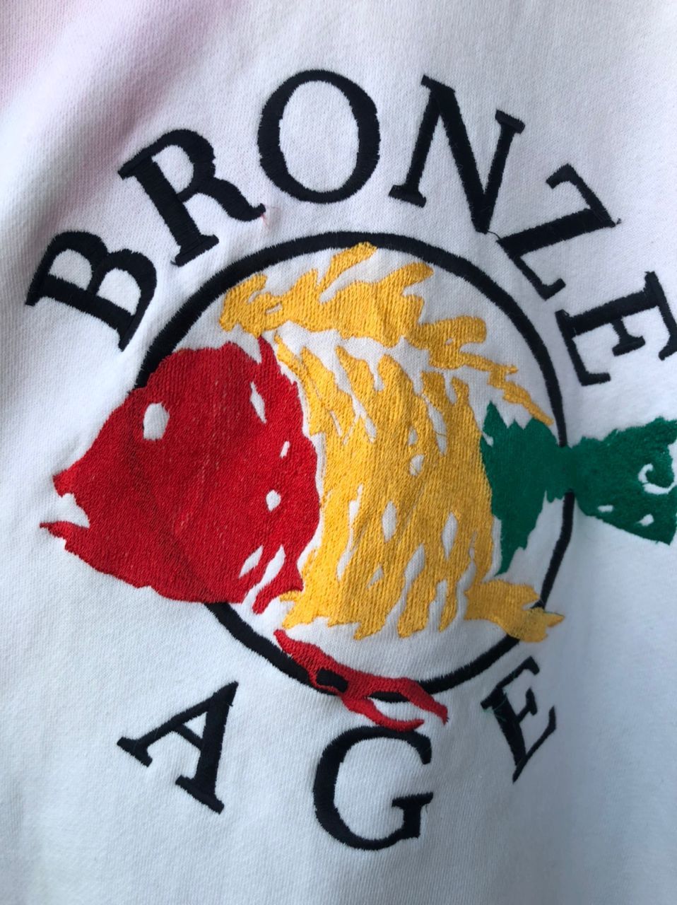 Shorty's Skateboards × Vintage Rare🔥 Vintage 90s Bronze Age Skateboards Rasta Hoodie Size US XL / EU 56 / 4 - 6 Thumbnail