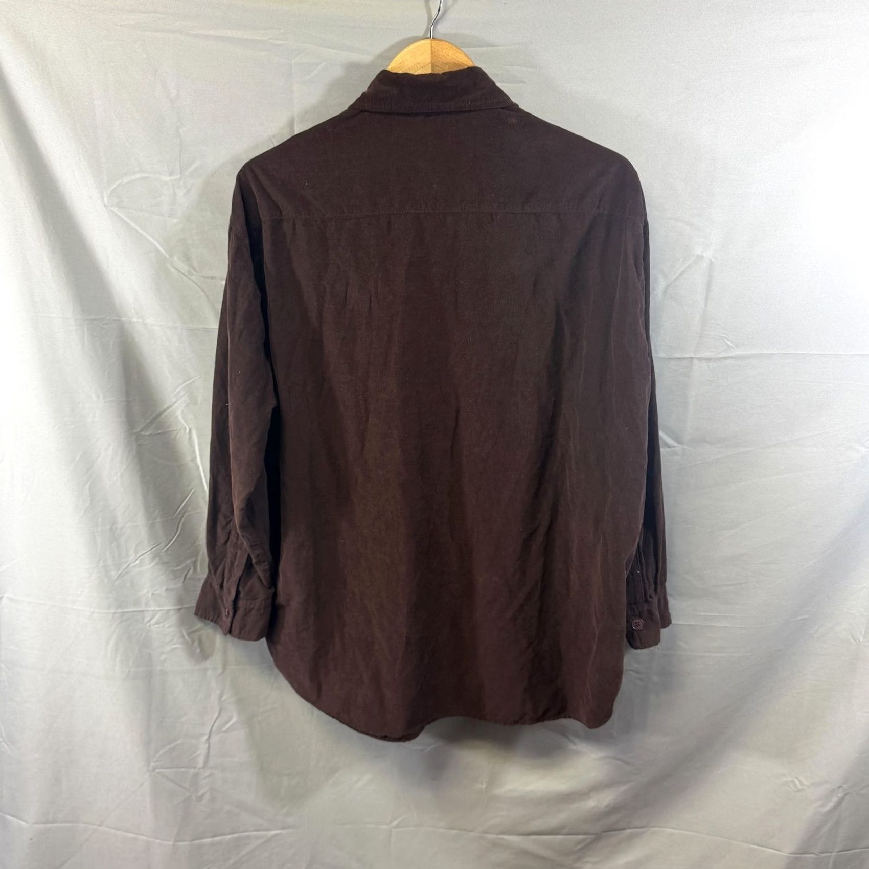 Vintage VINTAGE CP Shades Shirt Womens Small Brown Corduroy Button Front Made in USA Pockets Size S / US 4 / IT 40 - 2 Thumbnail
