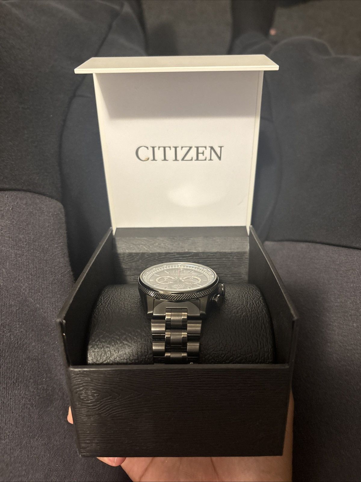 Citizens Of Humanity Citizen Men's Eco-Drive Nighthawk WR200 Watch mint condition Size 32 - 8 Thumbnail