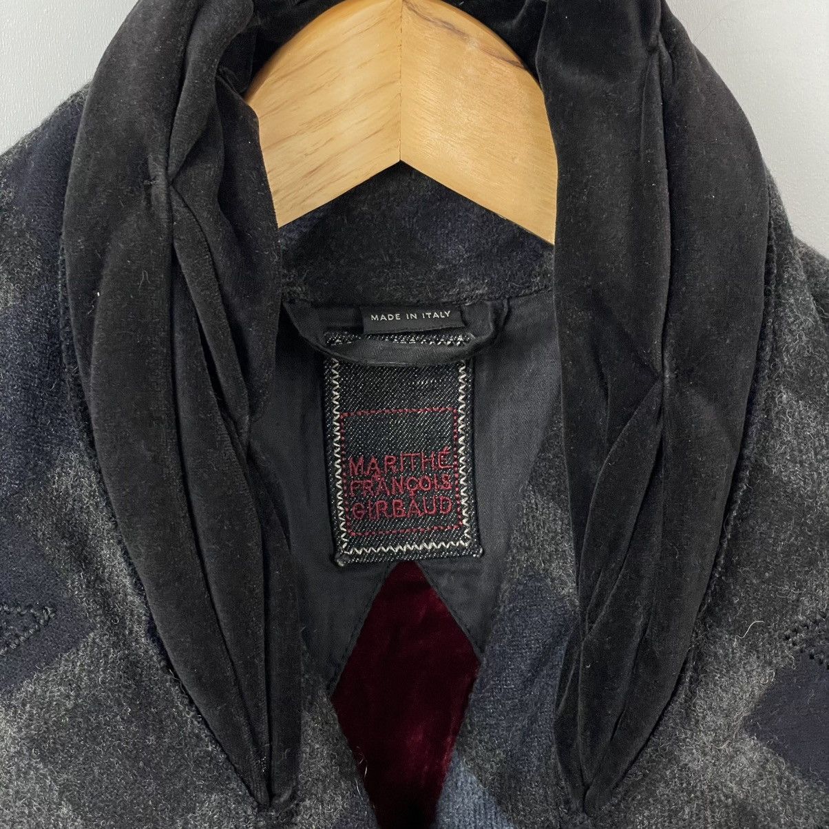 Marithe + Francois Girbaud Marithe Francois Girbaud Tartan Plaid Deconstructed Coat Size S / US 4 / IT 40 - 14 Thumbnail