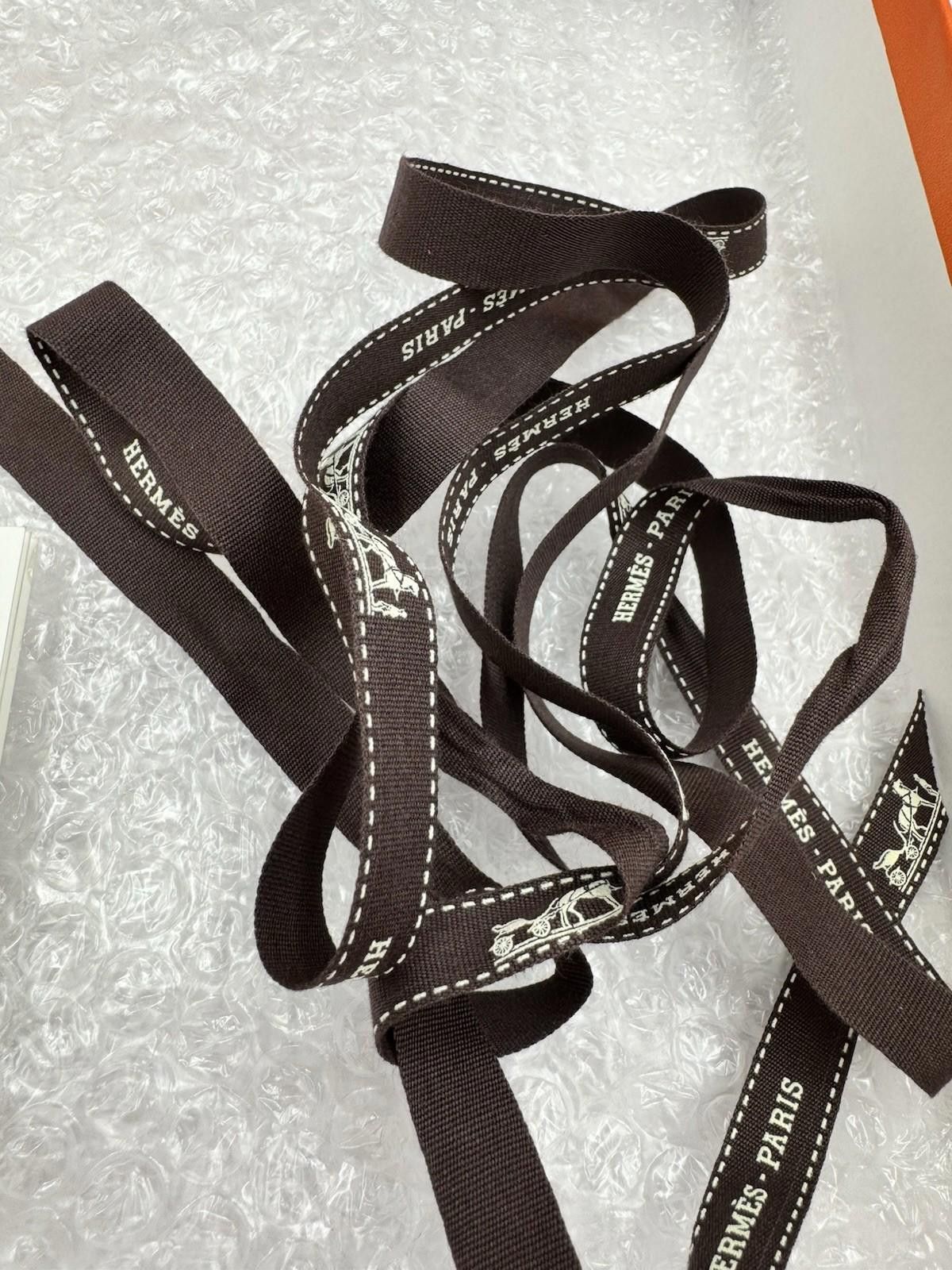 Hermes Hermes 11 by 11 4 Empty Authentic Box Only w/ Ribbons Slip N Size ONE SIZE - 9 Thumbnail