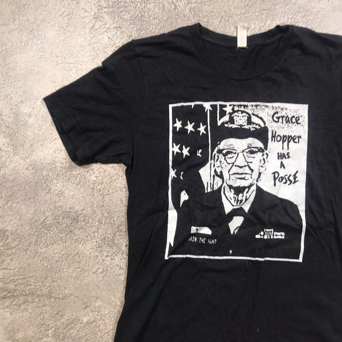 Vintage Vintage 90s Grace Hopper Graphic Tee Sun Faded Punk Baggy S Size US S / EU 44-46 / 1 - 2 Thumbnail