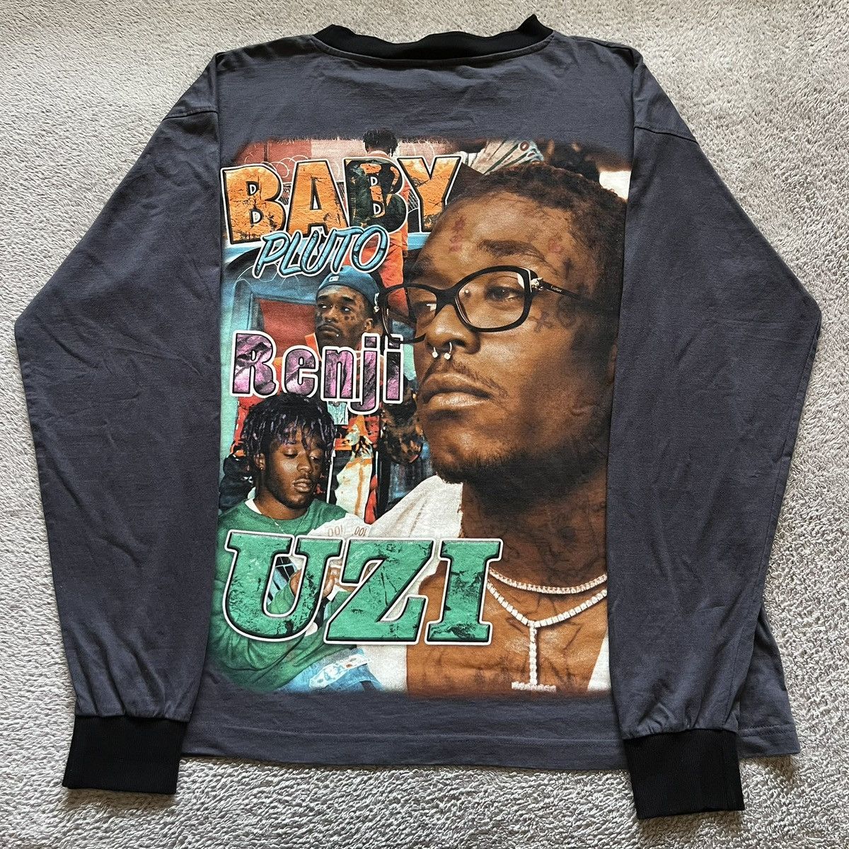 Marino Morwood Lil Uzi Vert Marino Morwood Rap Graphic Long Sleeve Shirt Size US L / EU 52-54 / 3 - 2 Thumbnail