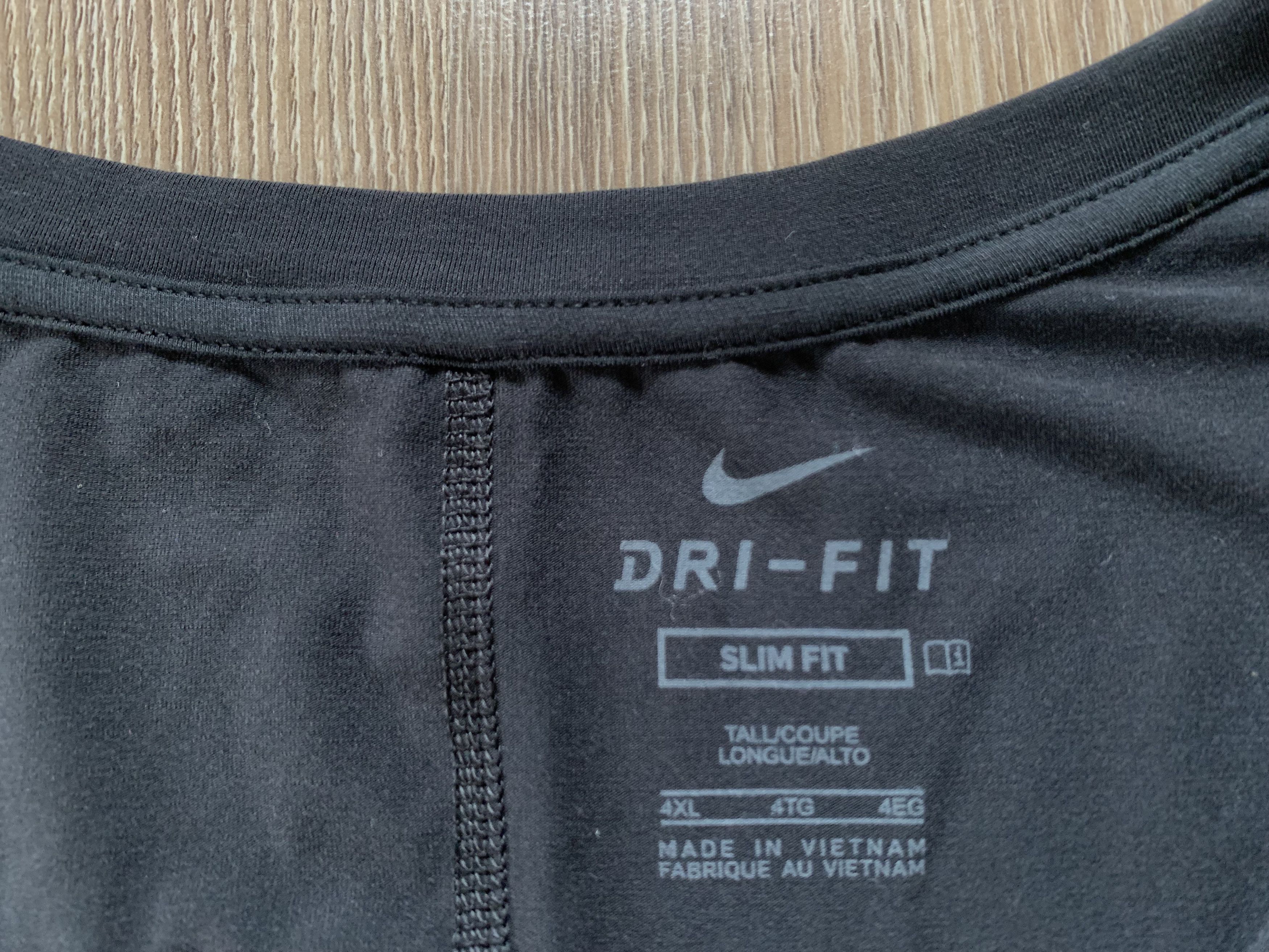 Nike Nike Slim Fit Black Tank Top Sleeveless Size US XXL / EU 58 / 5 - 7 Thumbnail