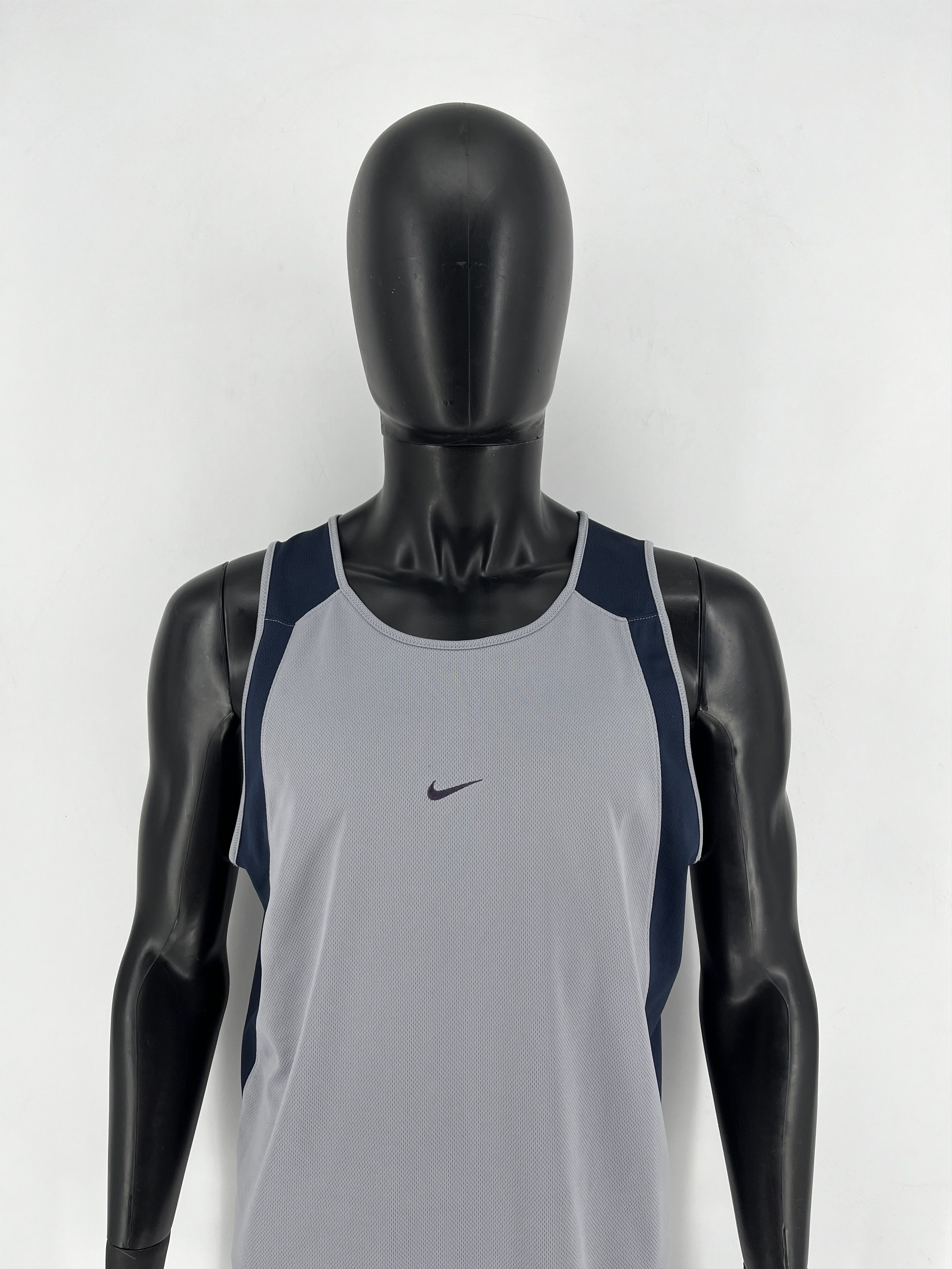 Nike Vintage Y2K Nike Dri-Fit Jersey Swoosh Logo Size US XL / EU 56 / 4 - 1 Thumbnail