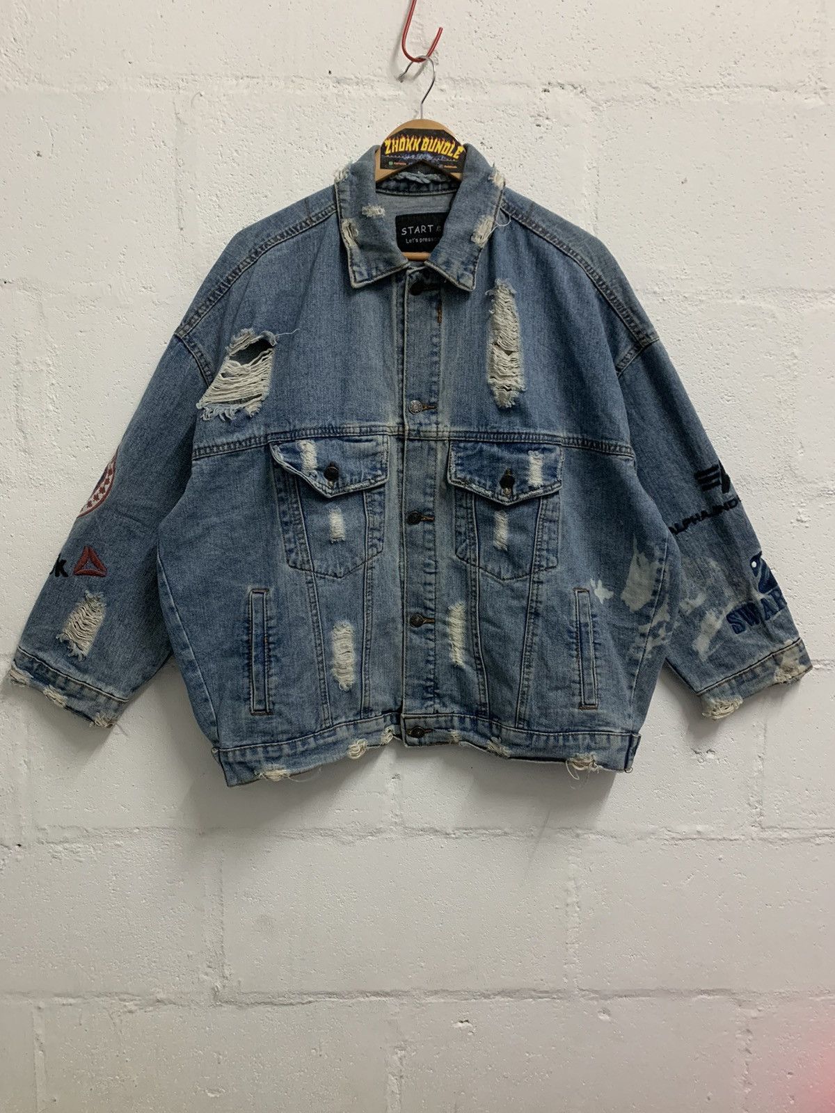 Japanese Brand Vintage Custom Distressed Jacket Size US XL / EU 56 / 4 - 1 Thumbnail
