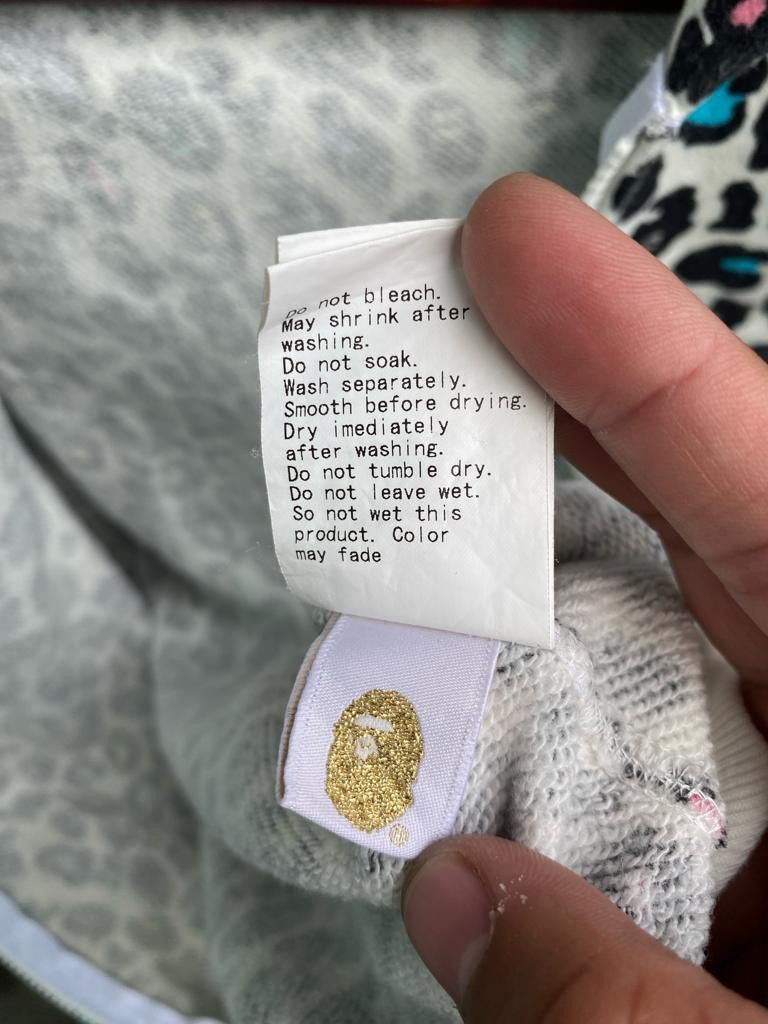 Bape Leopard Camo Hoodie Size XS / US 0-2 / IT 36-38 - 11 Thumbnail