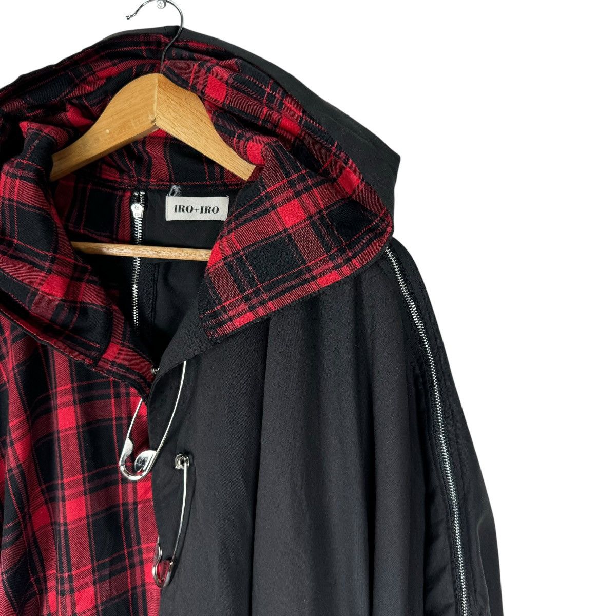 If Six Was Nine 🌟IRO + IRO HOODIE PONCHO GOTHIC JACKET Size M / US 6-8 / IT 42-44 - 4 Thumbnail