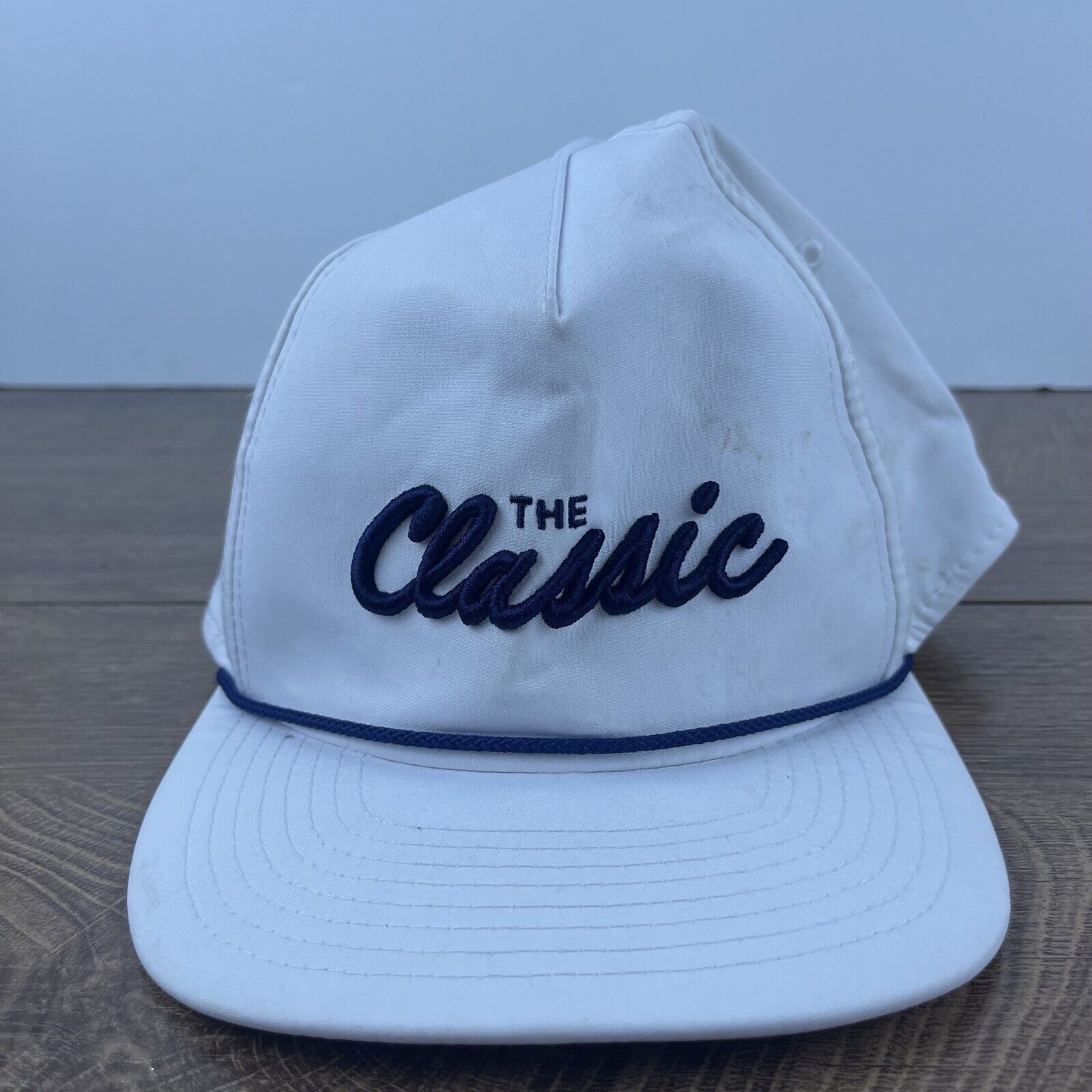 Other The Classic Hat Classic Snapback Hat White Adjustable Hat Ad Size ONE SIZE - 2 Thumbnail