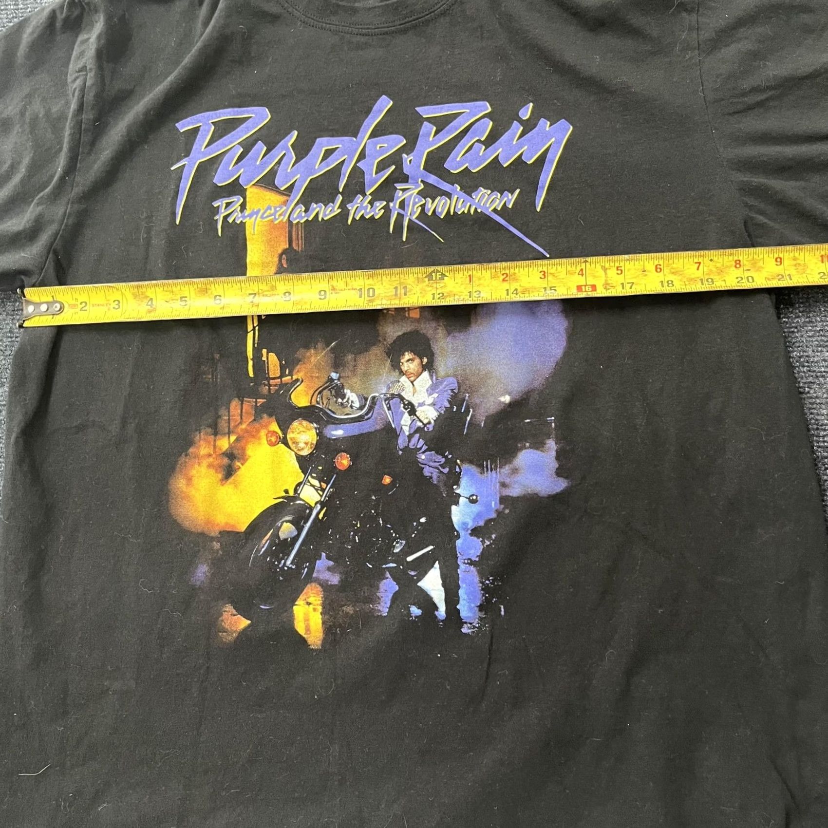 Prince Prince Purple Rain Shirt Mens XL Black Movie Poster Graphic Band Tee Music 80s Size US XL / EU 56 / 4 - 5 Thumbnail