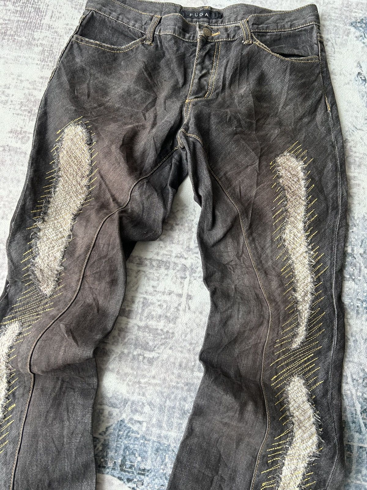 GOSTAR DE FUGA Fuga Super Flared Rockstar Jeans Size US 31 - 7 Thumbnail