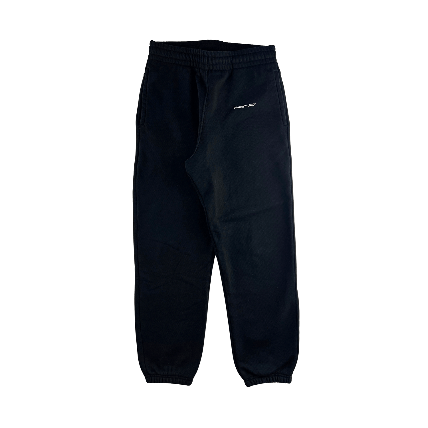 Off-White Off-White Black "Logo" Sweatpants Size US 30 / EU 46 - 2 Thumbnail