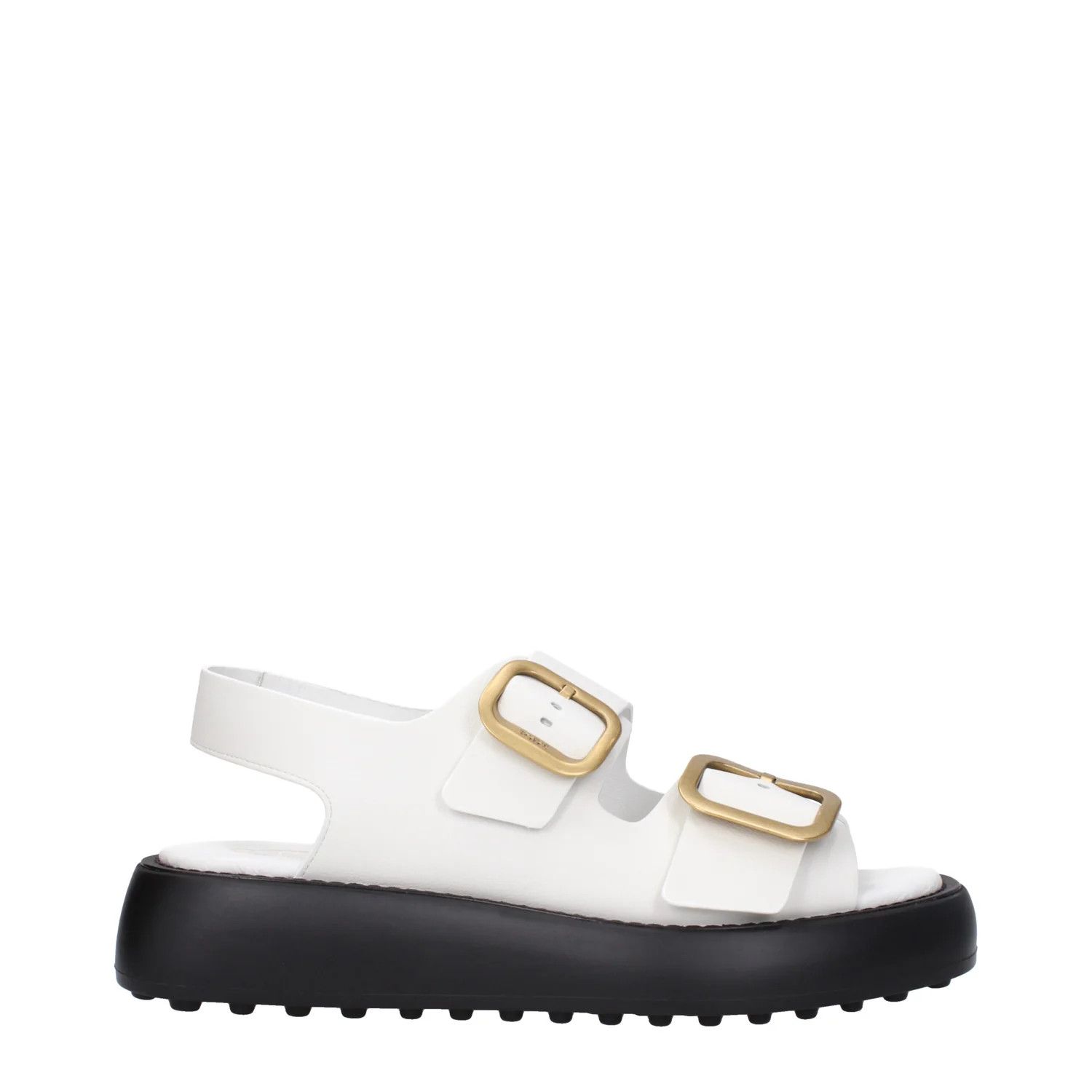 Tod's ob1o1e1224 Leather Sandals in White Size US 8.5 / IT 38.5 - 1 Thumbnail