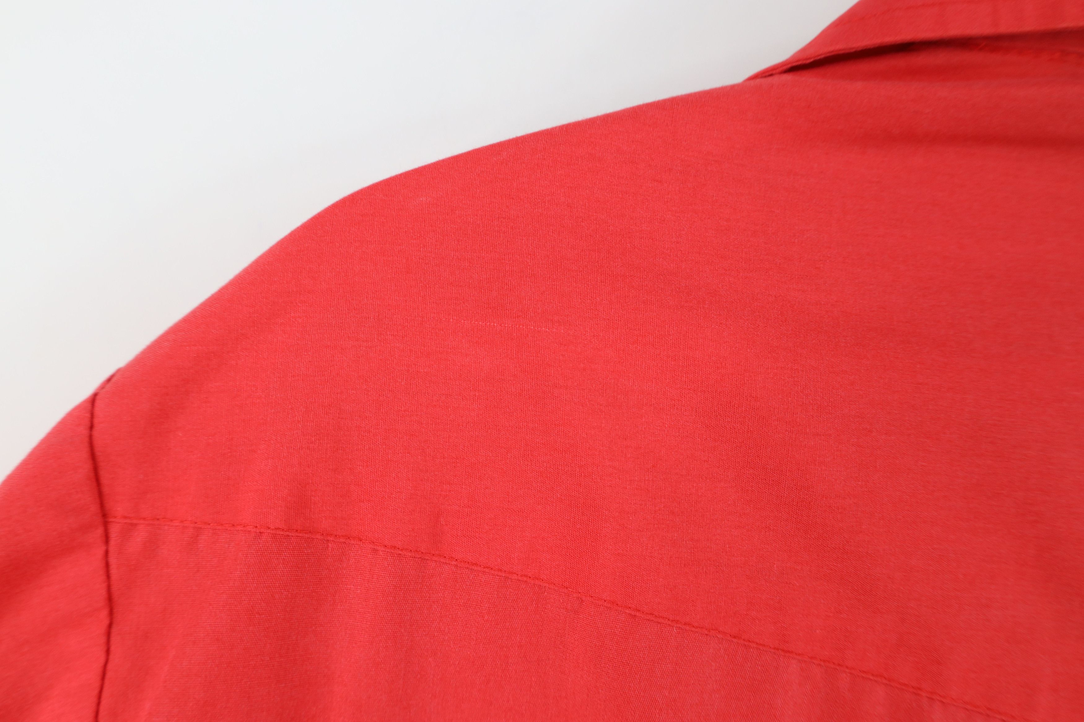 Vintage Vintage 70s Rockabilly Cowboy Short Sleeve Button Shirt Red Size US M / EU 48-50 / 2 - 11 Thumbnail