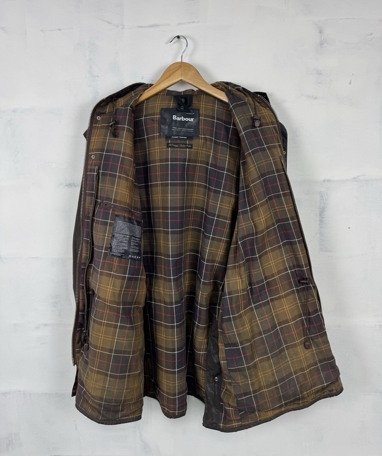 Barbour Barbour Vintage Classic Durham Wax Waxed Jacket Size C40 Size US L / EU 52-54 / 3 - 11 Thumbnail