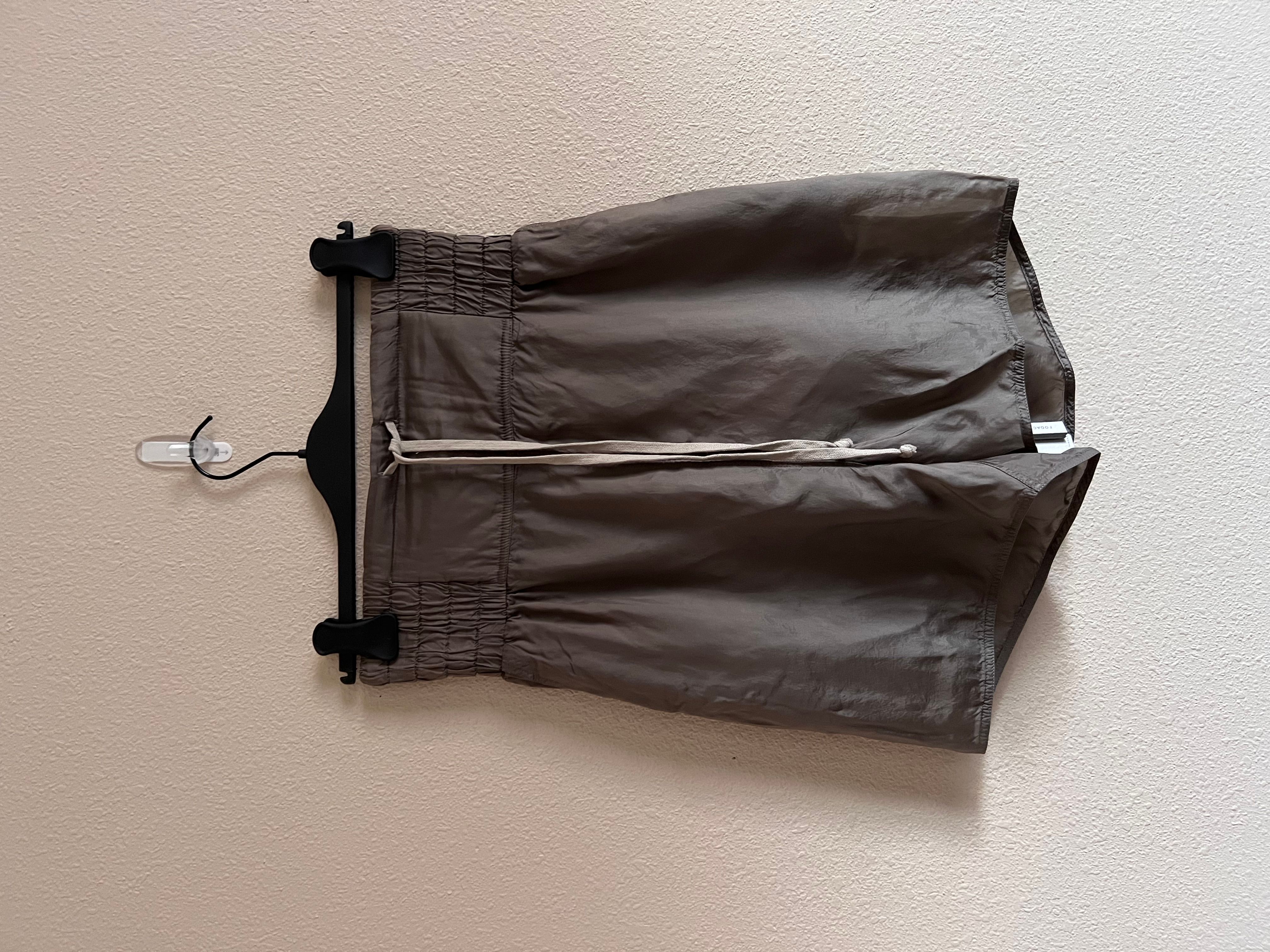 Pre-owned Rick Owens Fogachine Boxing Shorts In Dust