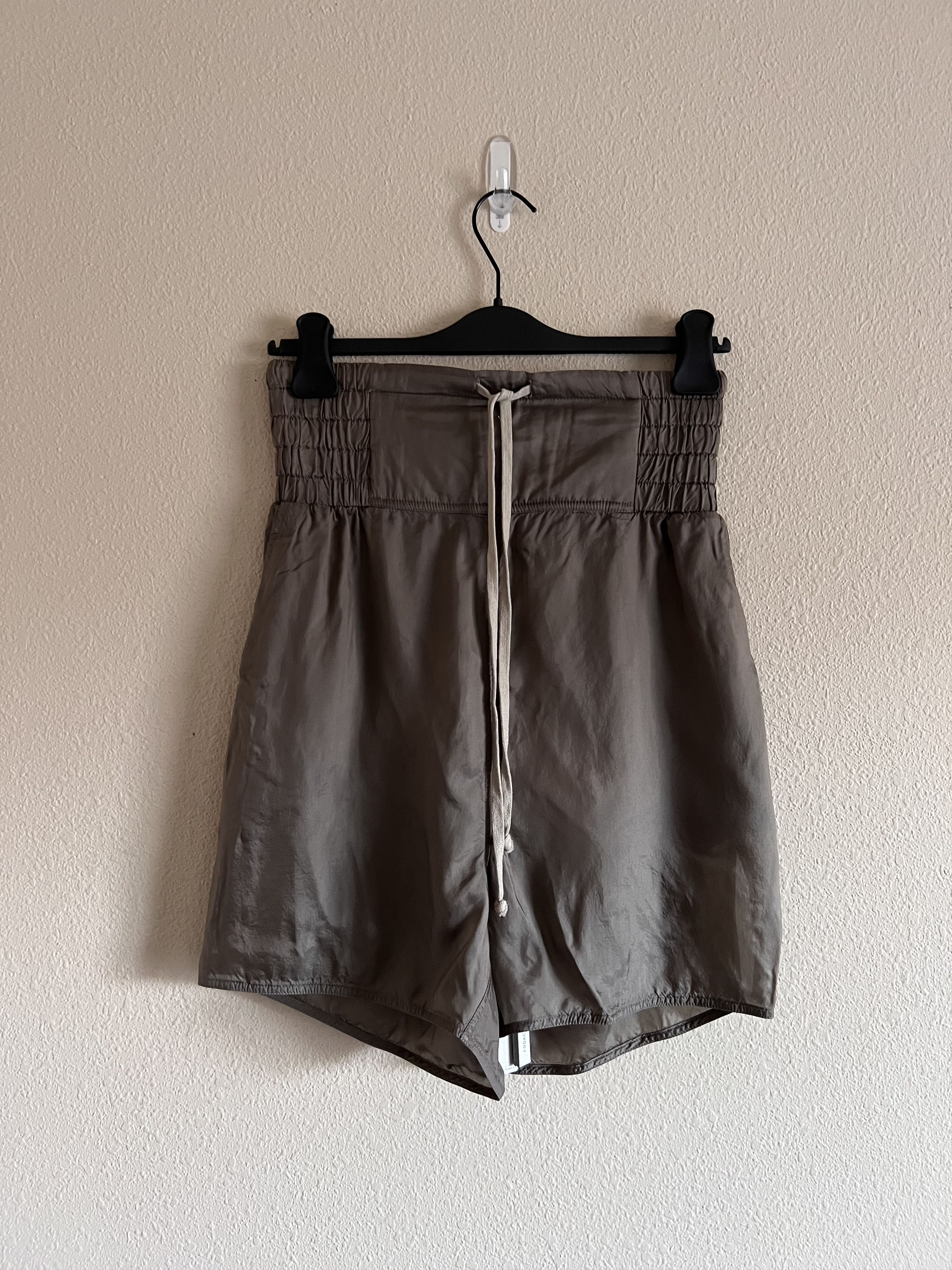 image of Rick Owens Fogachine Boxing Shorts In Dust, Men's (Size 30)