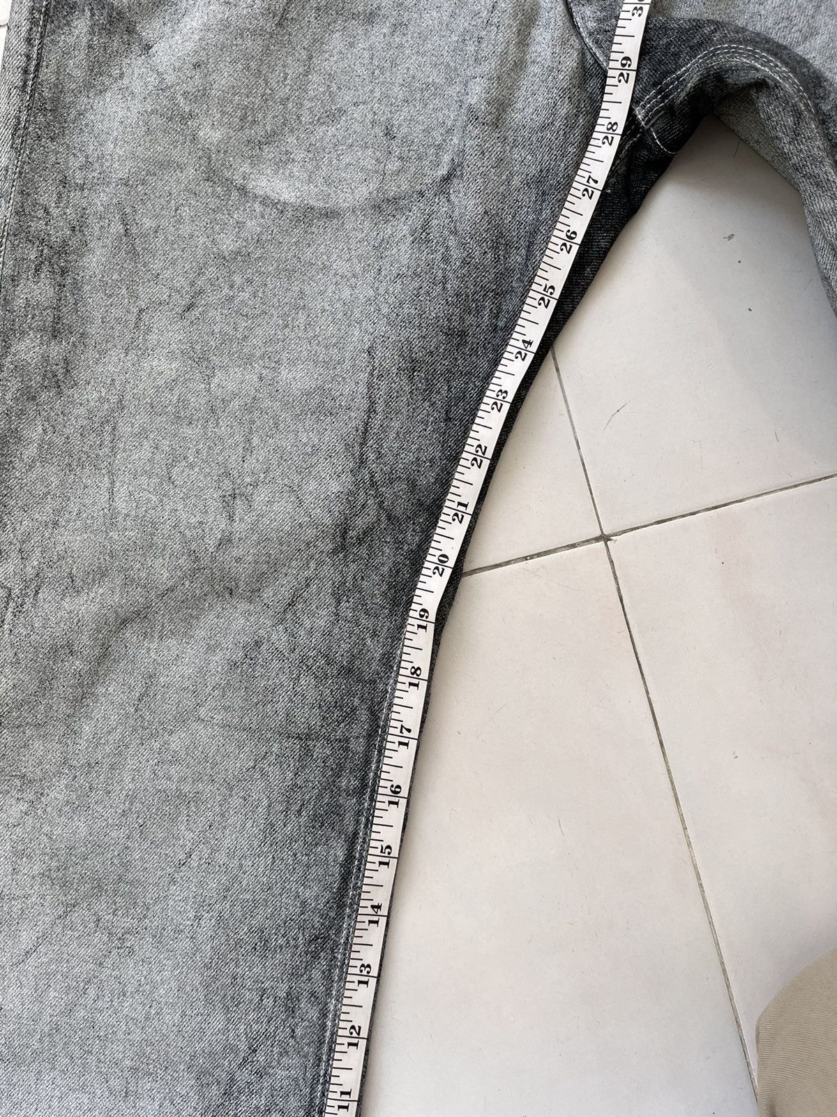 Neil Barrett 💥 Neil Barret Waxed Coated Denim Size 33" - 16 Thumbnail