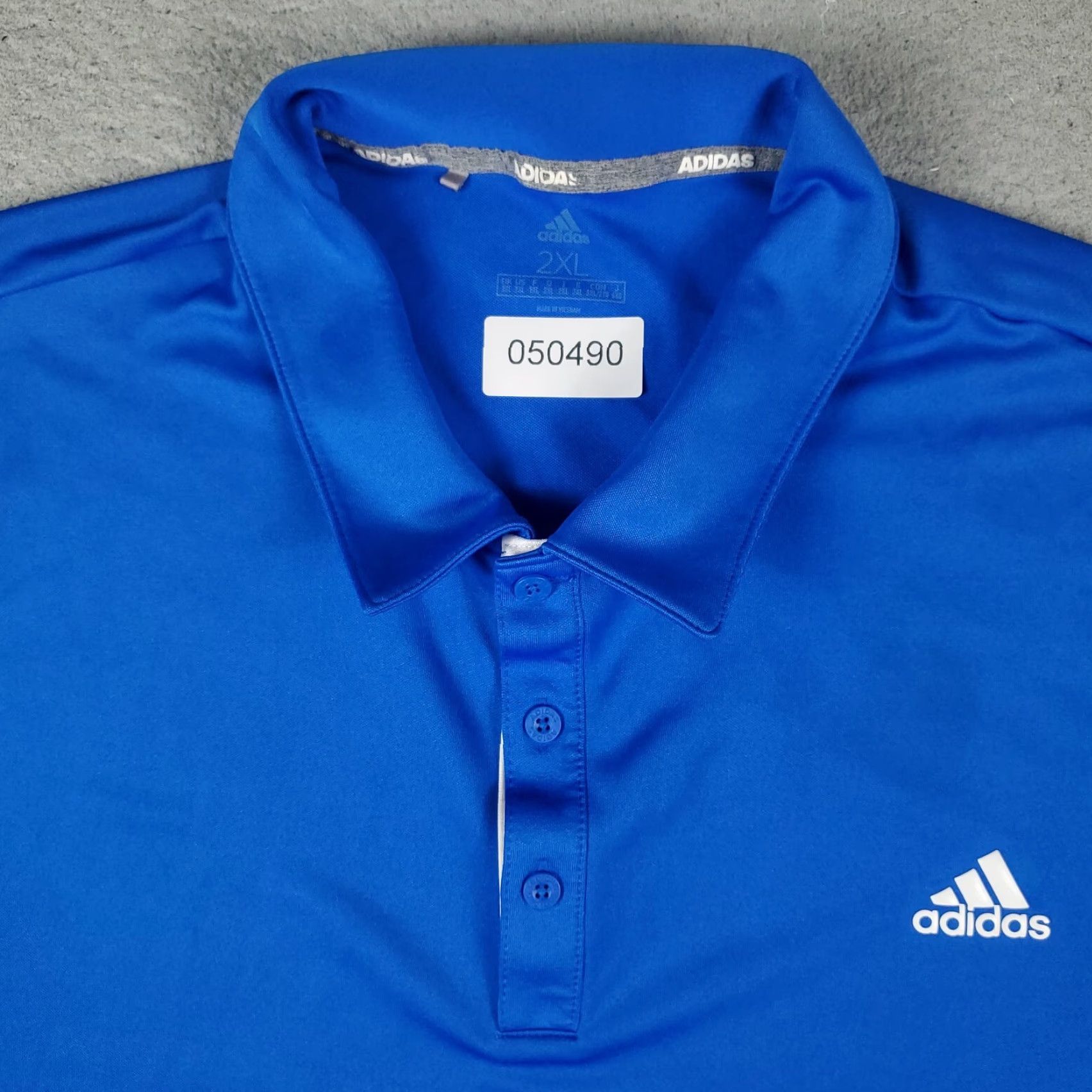 Adidas Adidas Shirt Mens 2XL Blue Polo Golf Casual Short Sleeve Size US XXL / EU 58 / 5 - 2 Thumbnail
