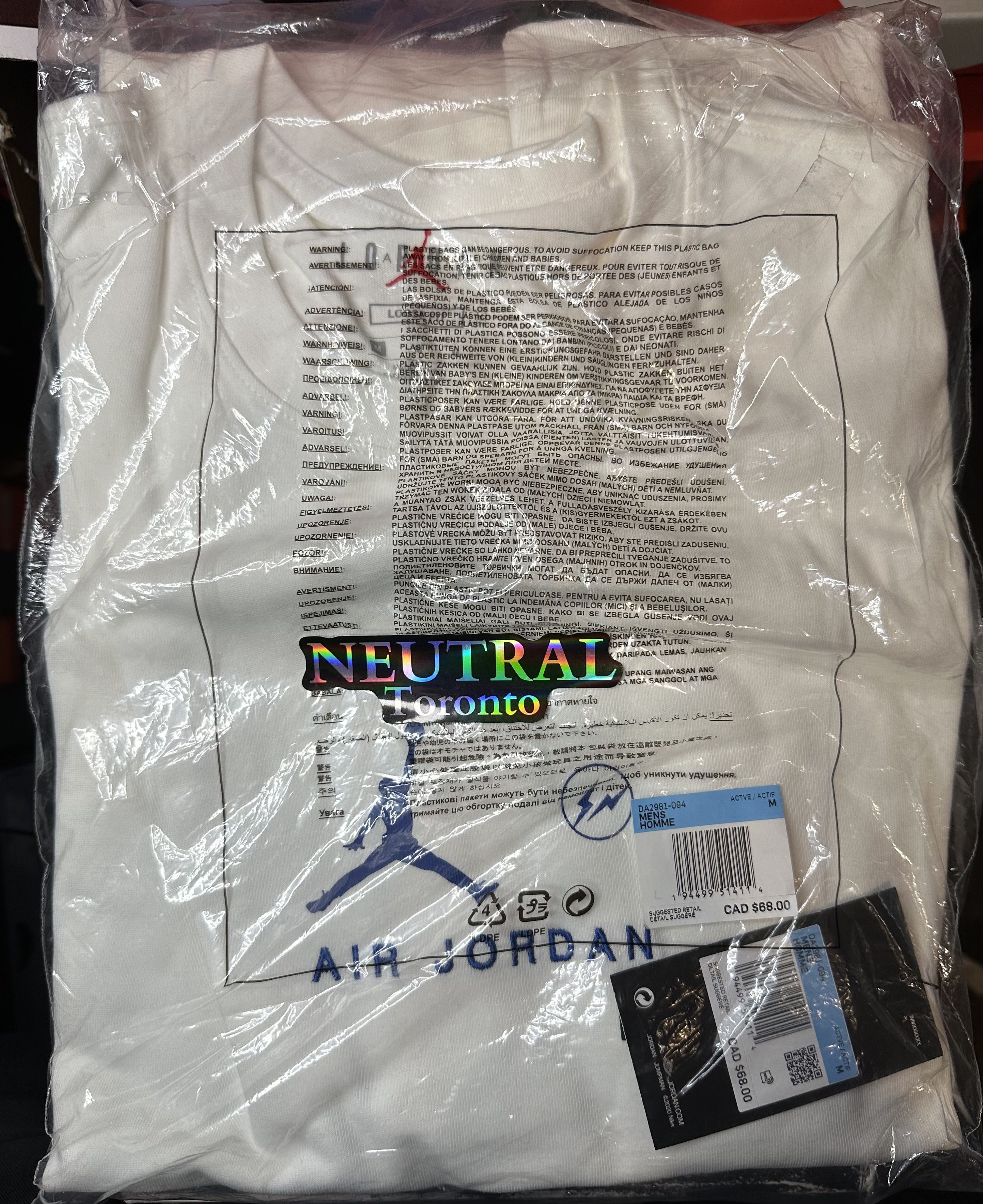 Jordan x Fragment Long Sleeve Shirt