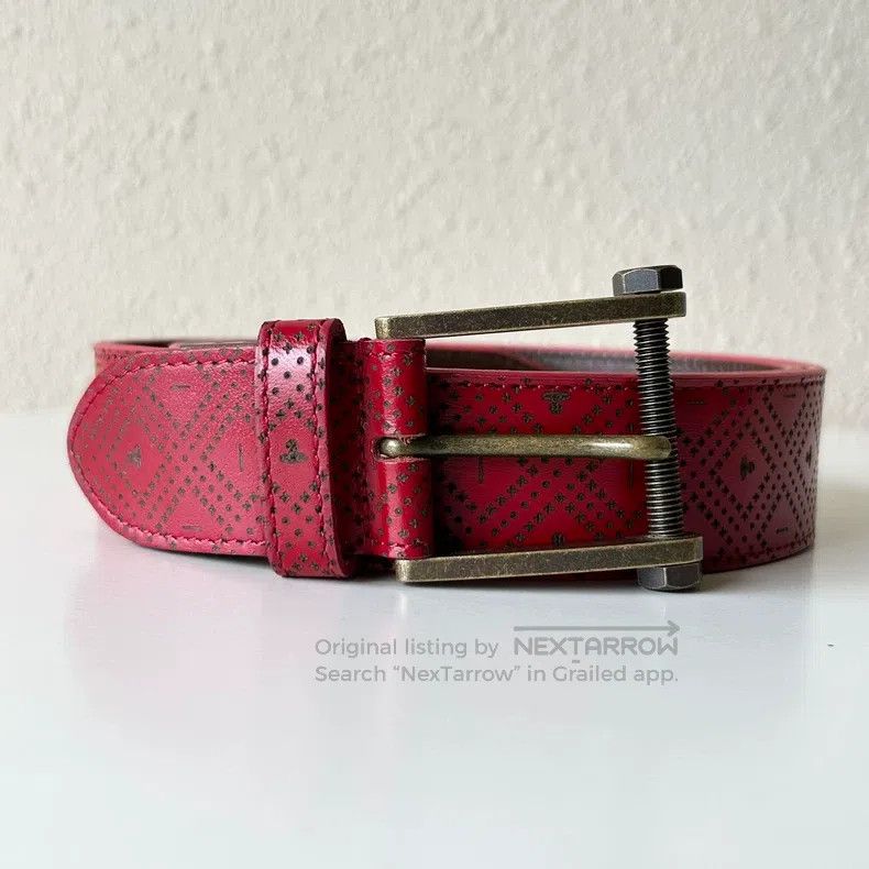 Vivienne Westwood Vivienne Westwood Saturn Diamond Pattern Screw buckle Belt Size ONE SIZE - 2 Thumbnail