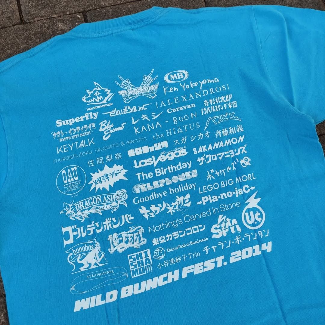 Band Tees Wild Bunch Fes 2014 Japan Festival Tee Size US M / EU 48-50 / 2 - 2 Thumbnail