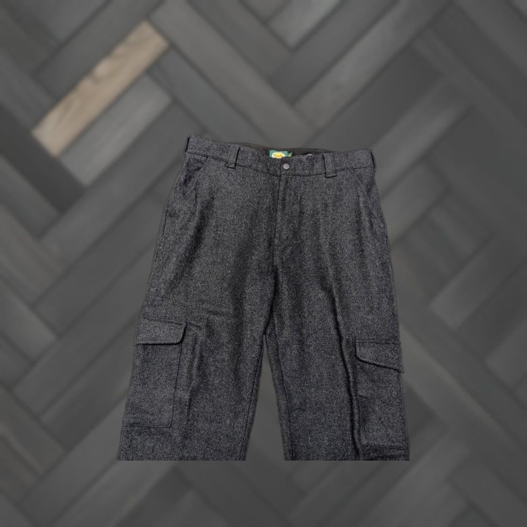 Vintage Cabela's Pants Wool Cargo 40x36 Gray Charcoal Mens 100% Wool Cargo Pants Mens 40x36 Charcoal Gray Black Size US 40 / EU 56 - 1 Thumbnail