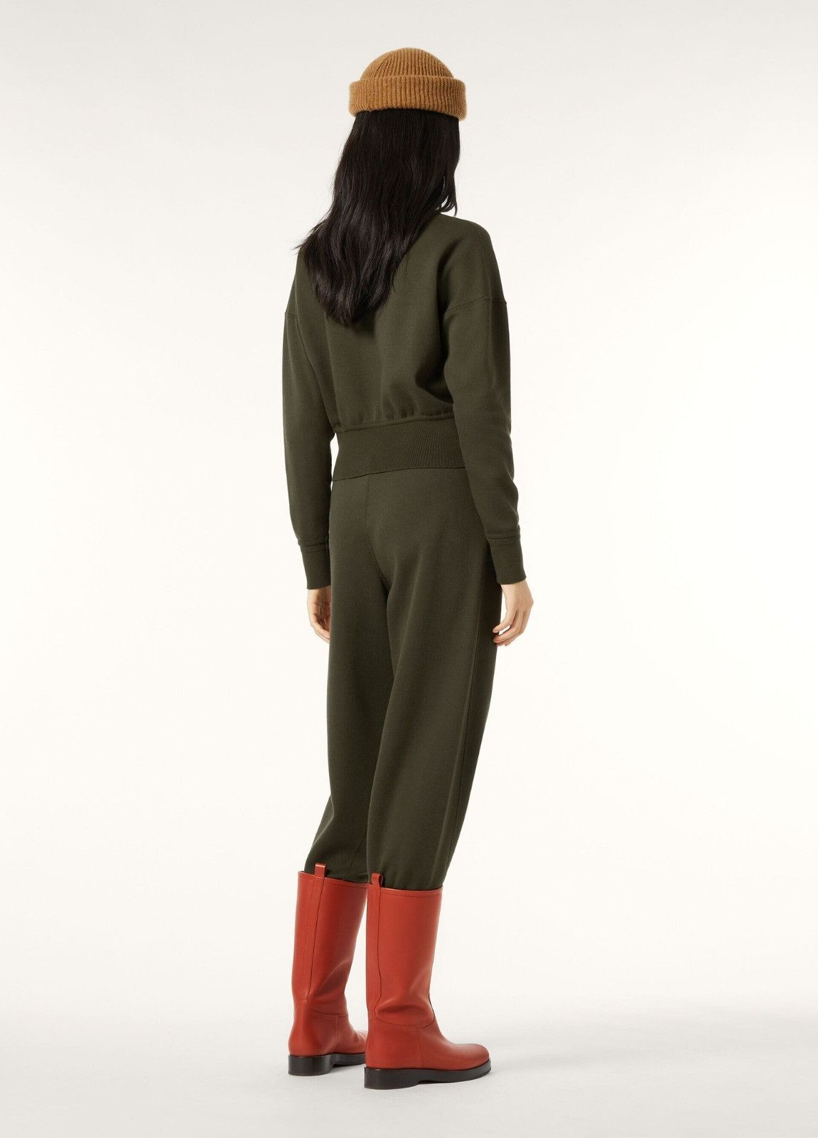 Loro Piana o1srvl11e0526 FAP2181 Viera Sweatshirt in Green Size S / US 4 / IT 40 - 6 Thumbnail