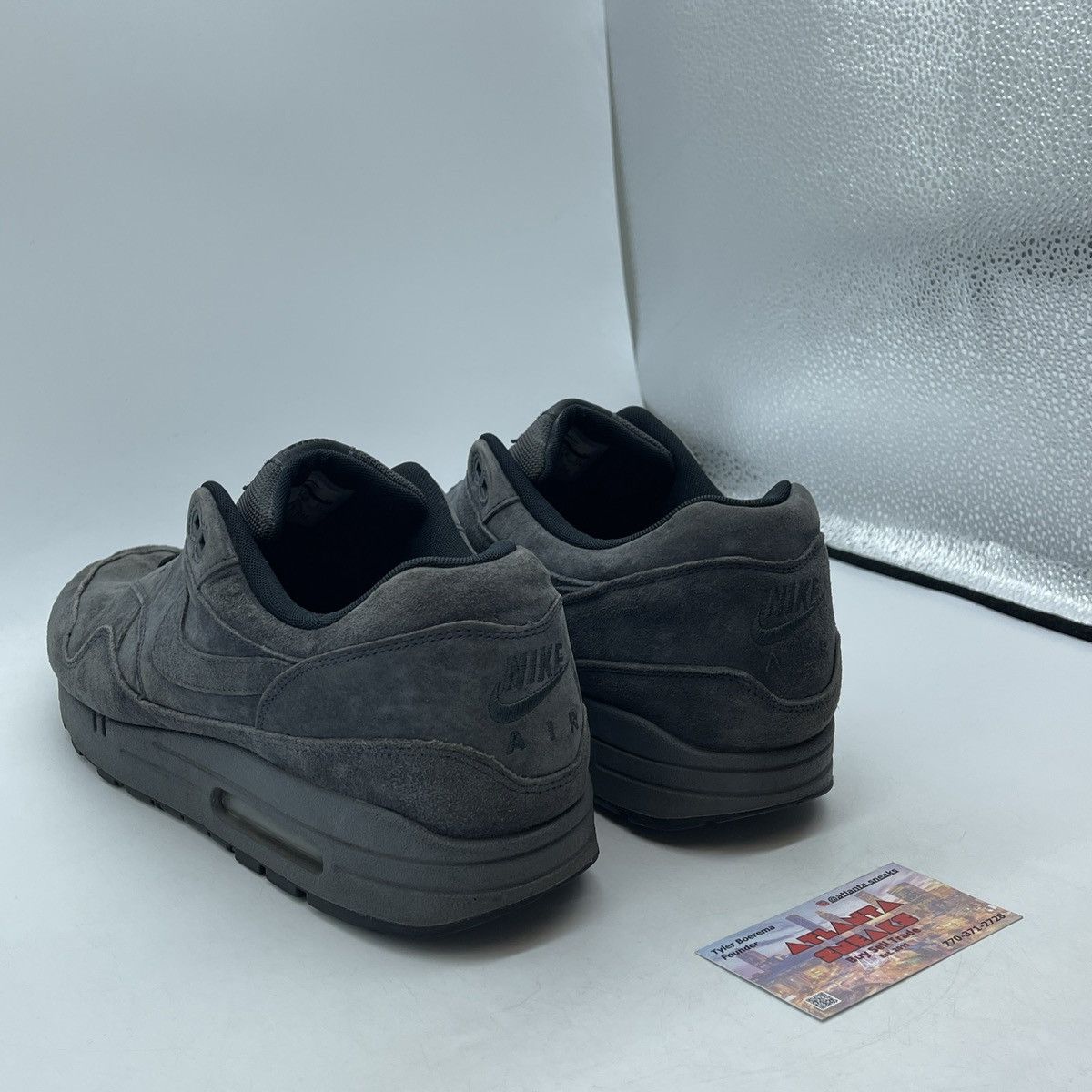 Nike Air max 1 anthracite Size US 13 / EU 46 - 4 Thumbnail