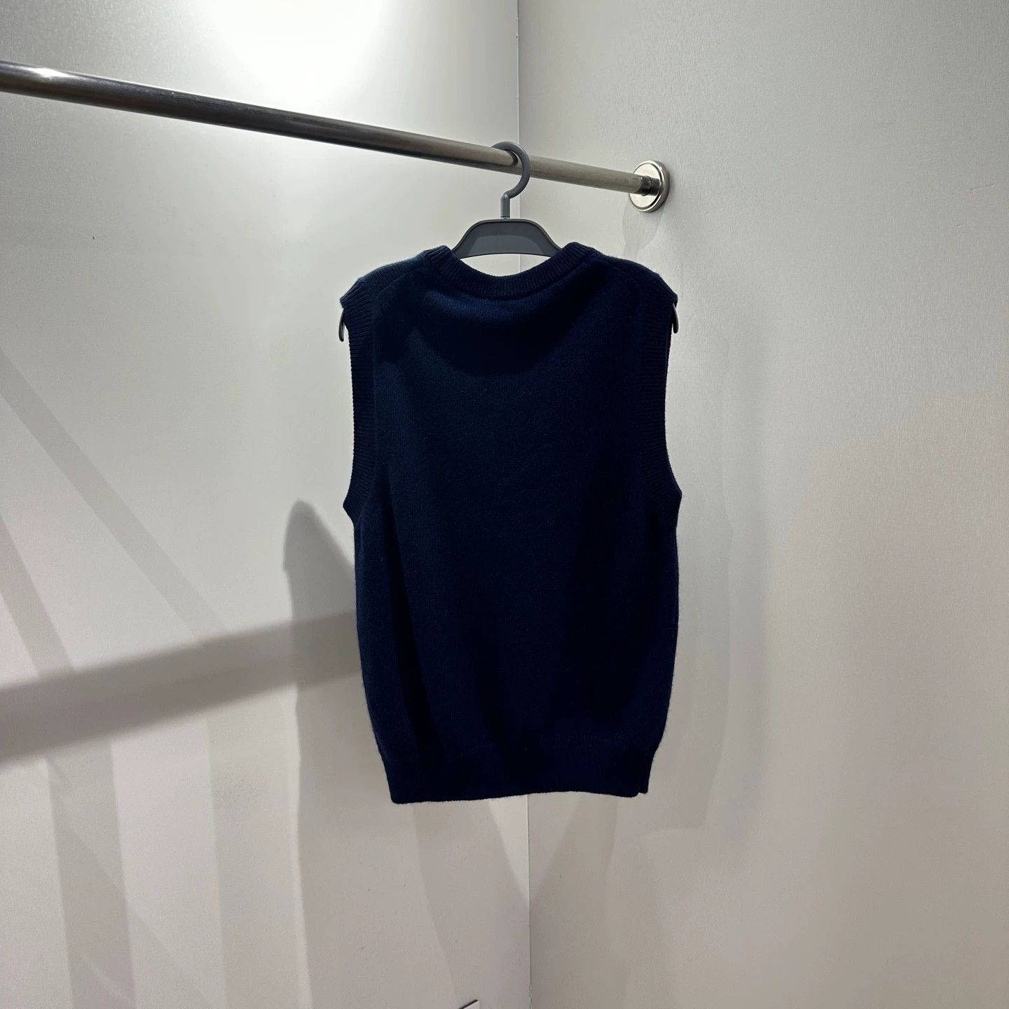 Christian Dior Monsieur Dior may259 Blue Letter Logo Knit Vest M Size US M / EU 48-50 / 2 - 2 Thumbnail