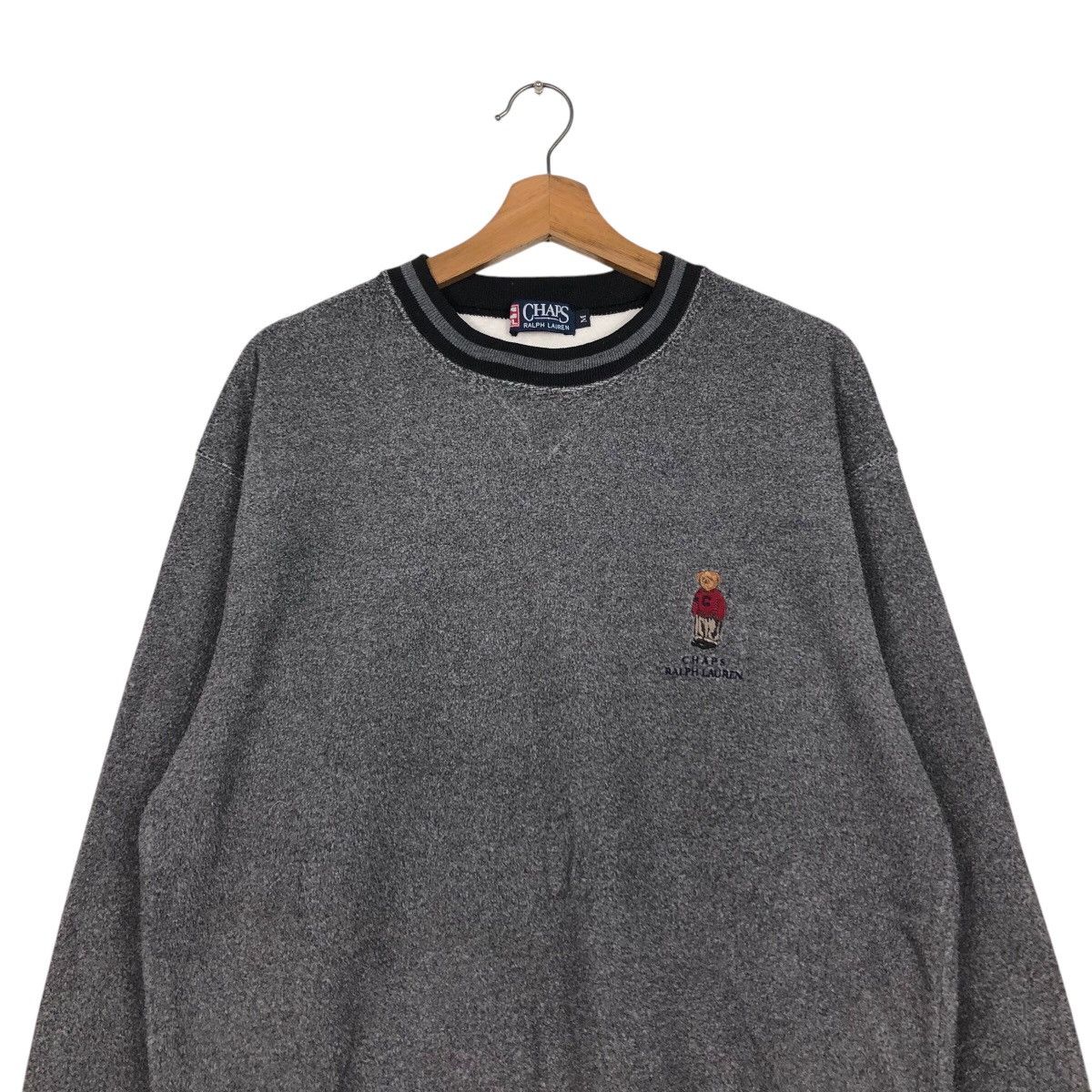 Japanese Brand × Vintage 📌Vintage Sweatshirt Crewneck Chaps Ralph Lauren Bear Logo Size US M / EU 48-50 / 2 - 4 Thumbnail